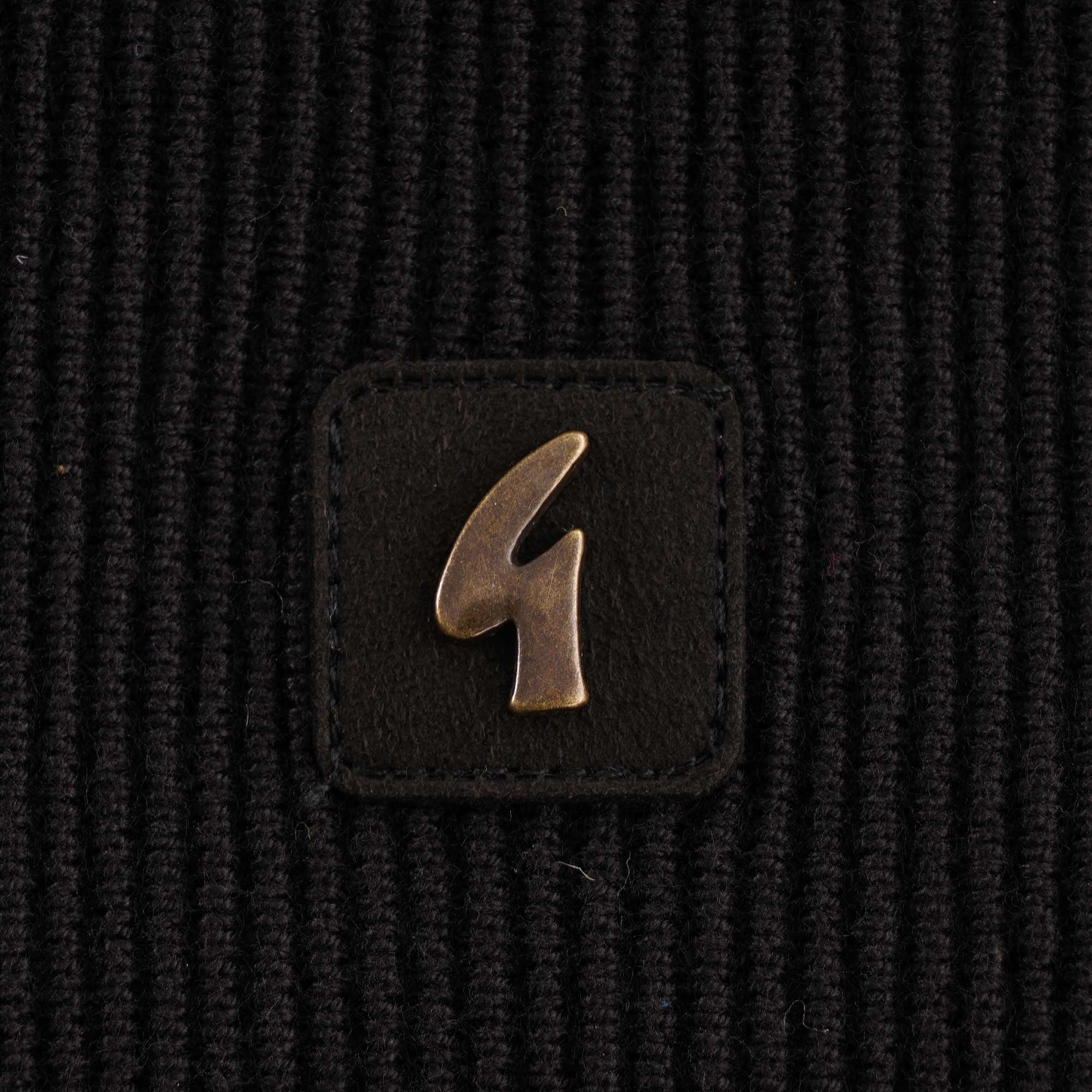 Gabicci Vintage Cariboo Knit Polo - Black