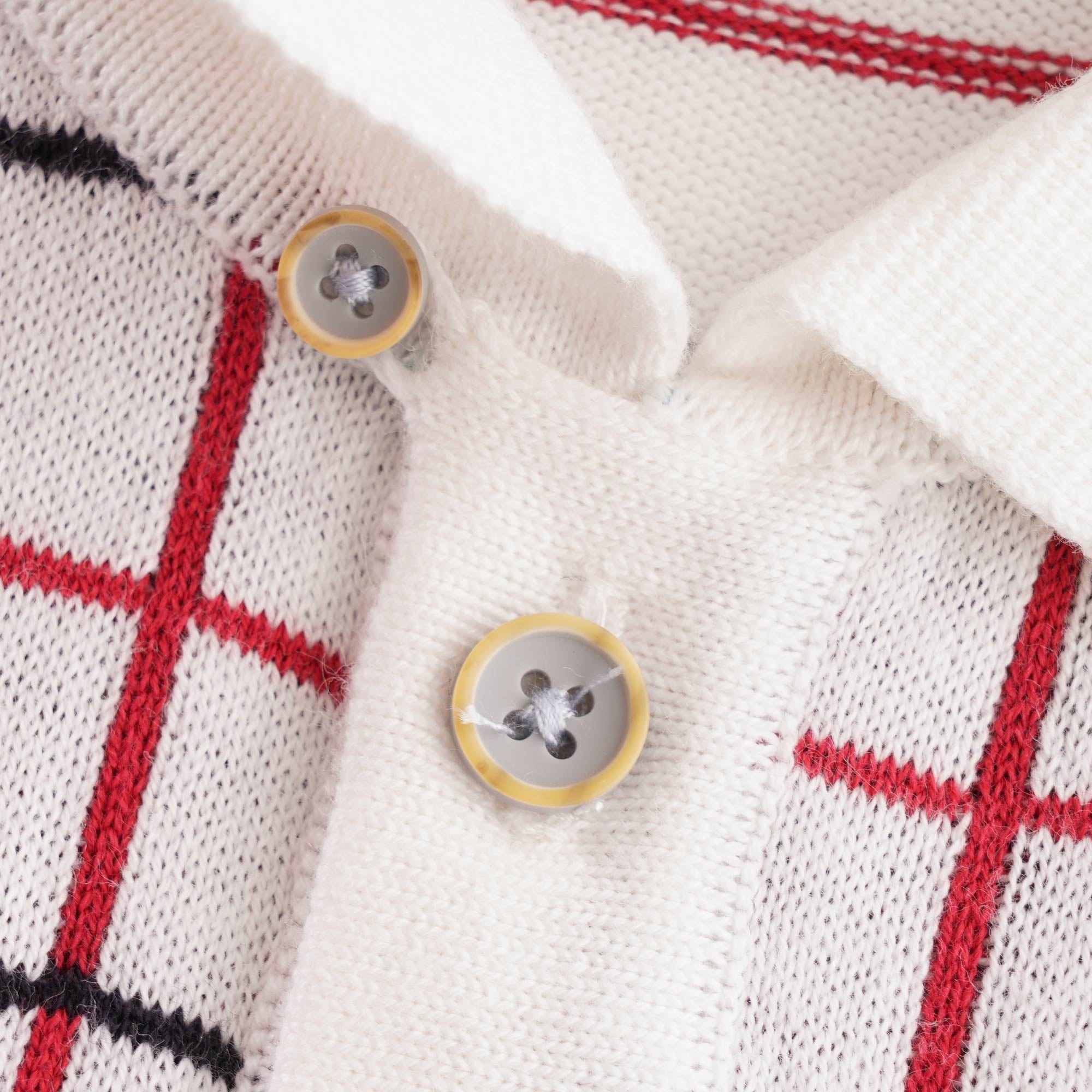 Gabicci Vintage Chrono Knit polo - White