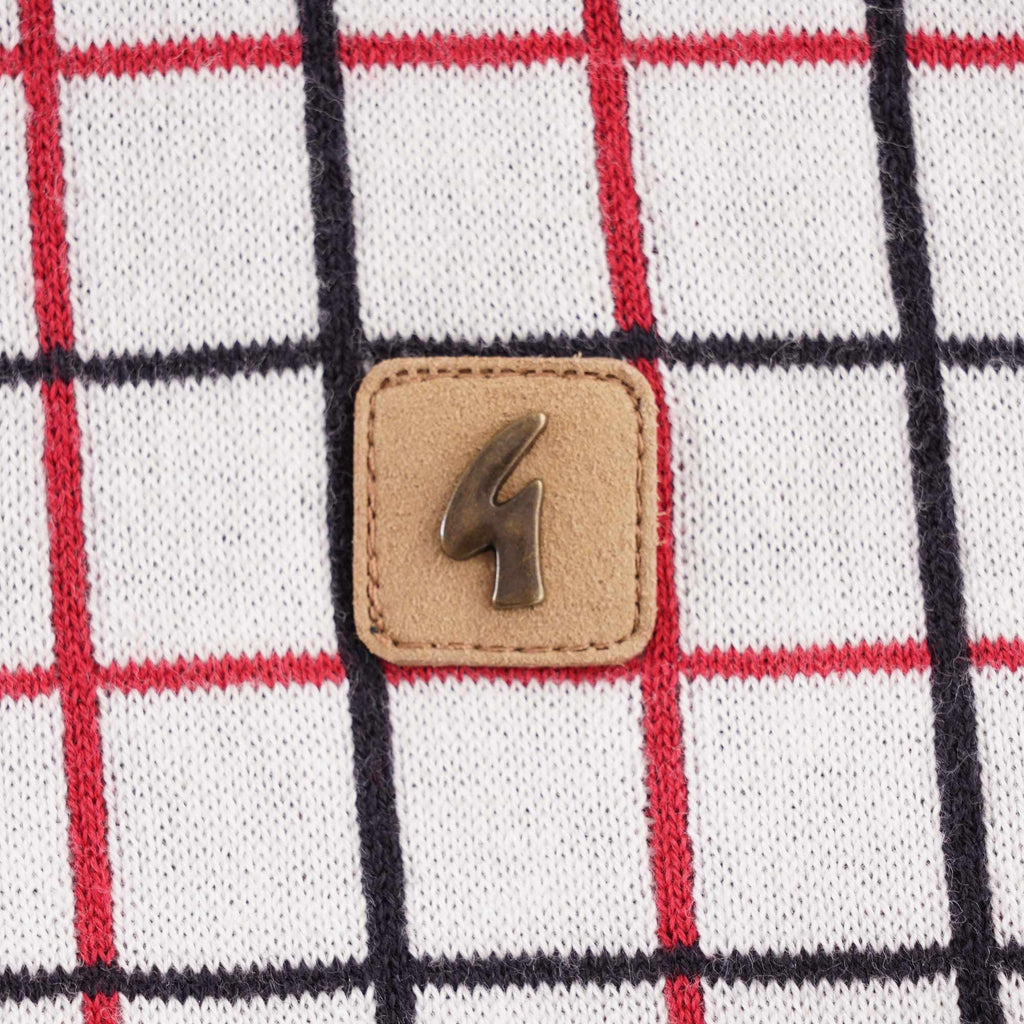 Gabicci Vintage Chrono Knit polo - White