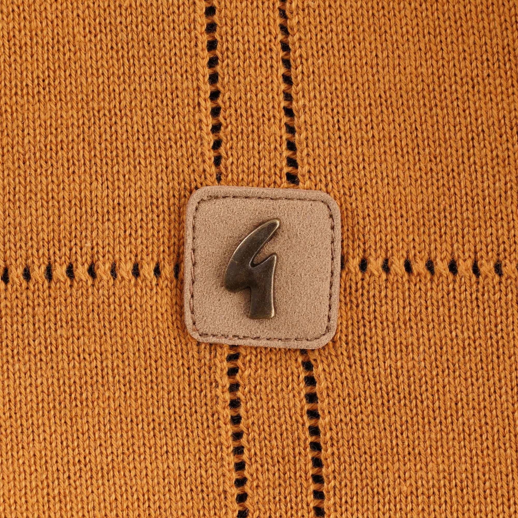 Gabicci Vintage Morgan Airtex Button Through Polo - Black