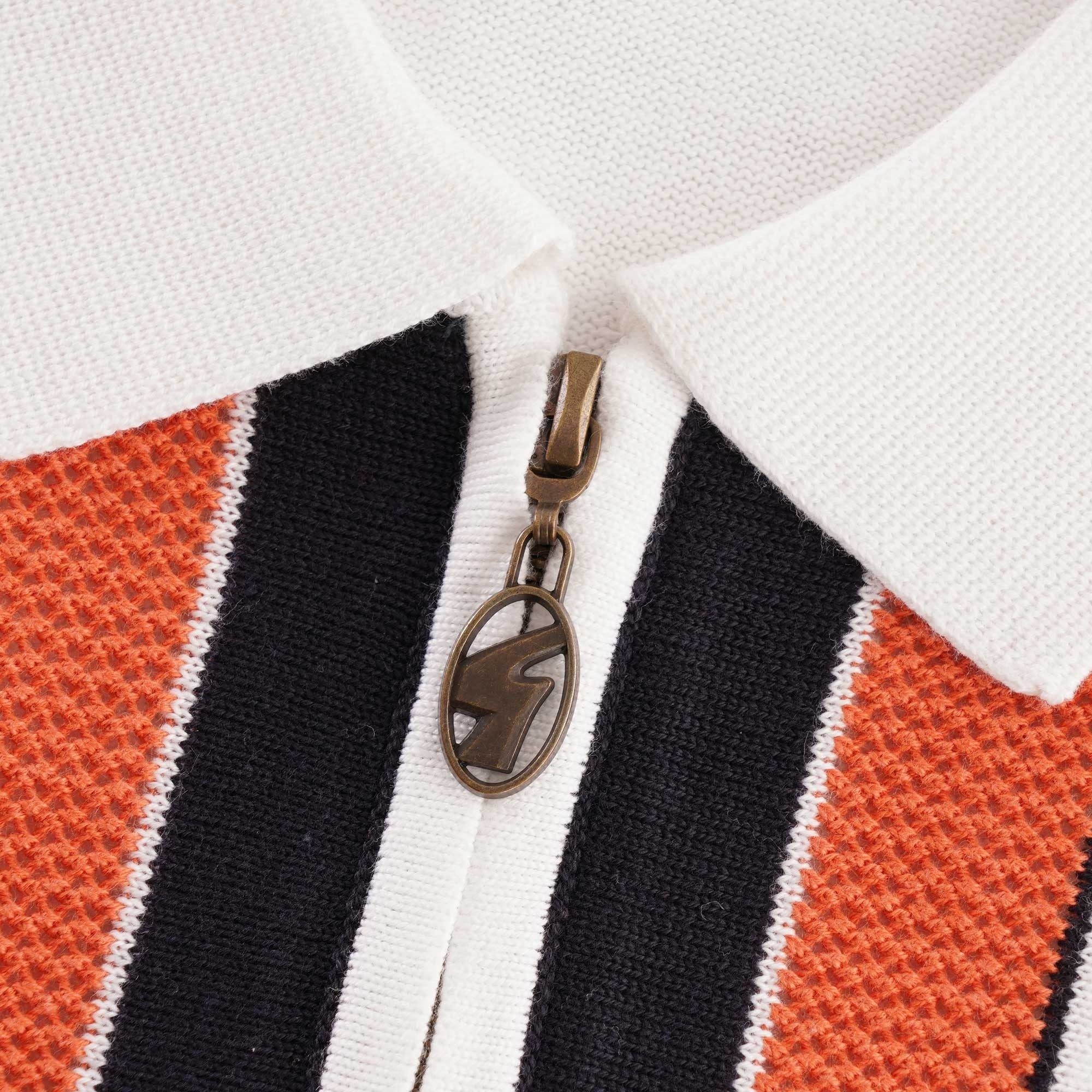 Gabicci Vintage Colt Knitted Polo - White