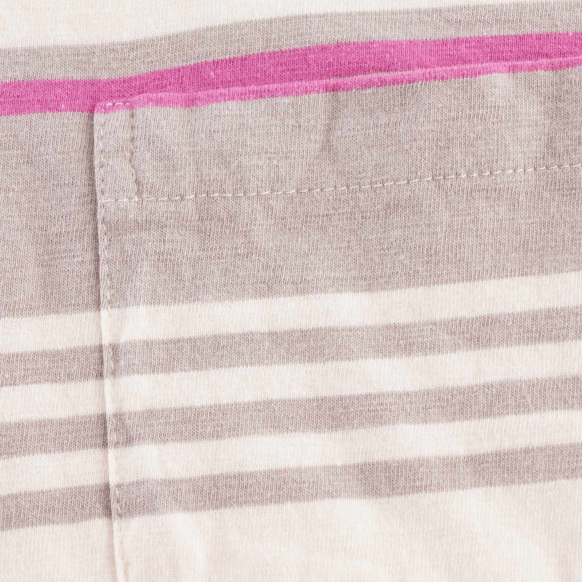 1960s Casual Stripe T-Shirt - Grey