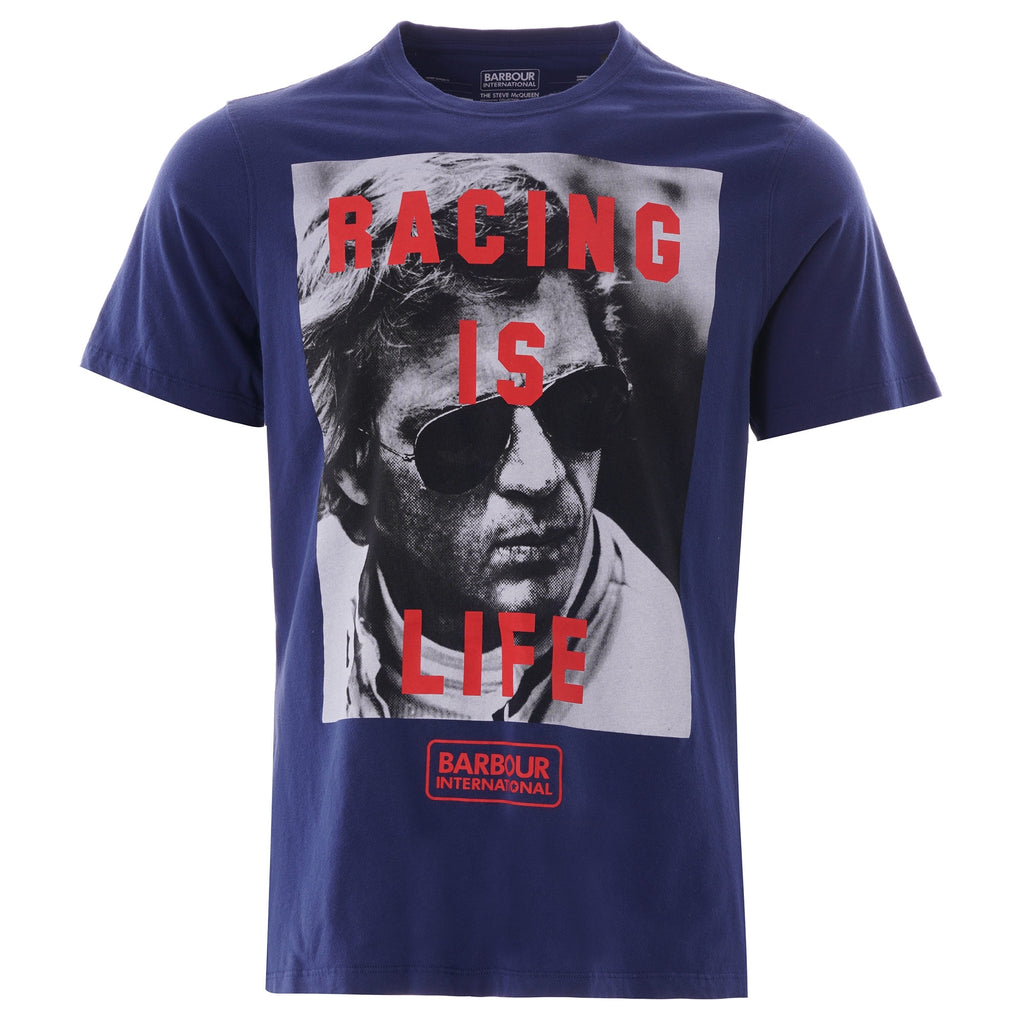 Barbour Steve McQueen™ Steve McQueen Life Tee - Inky Blue