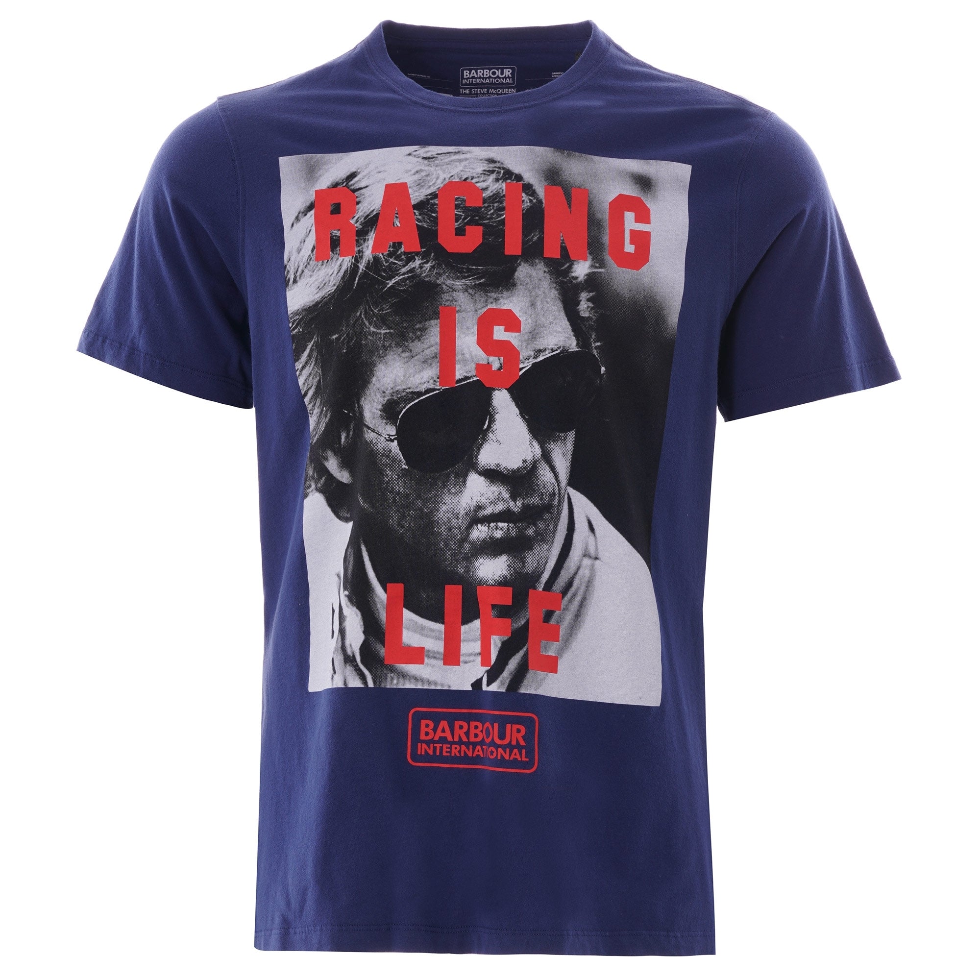 Barbour Steve McQueen™ Steve McQueen Life Tee - Inky Blue
