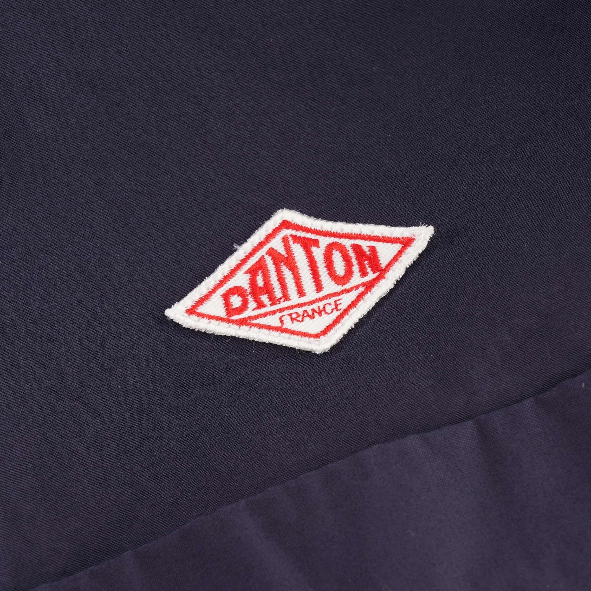 Danton Down Proof Collarless Jacket - Navy