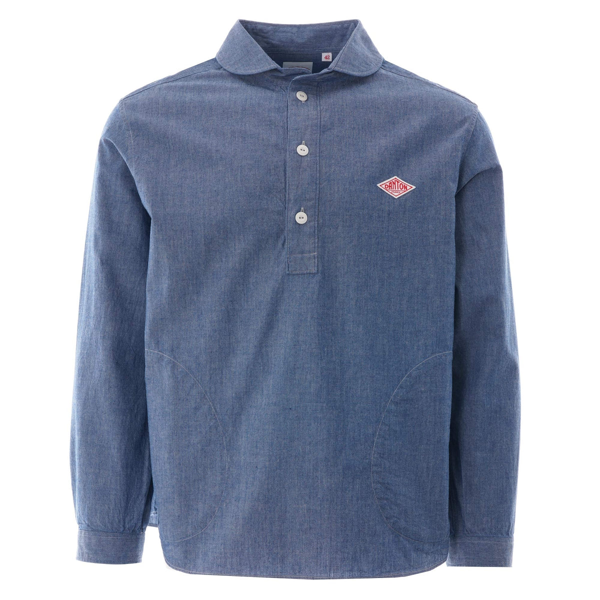 Danton Chambray Pullover Shirt - Indigo – Stuarts London