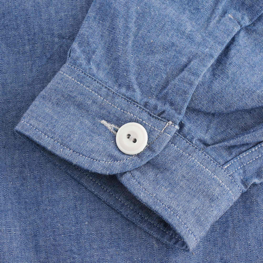 Danton Chambray Pullover Shirt - Indigo
