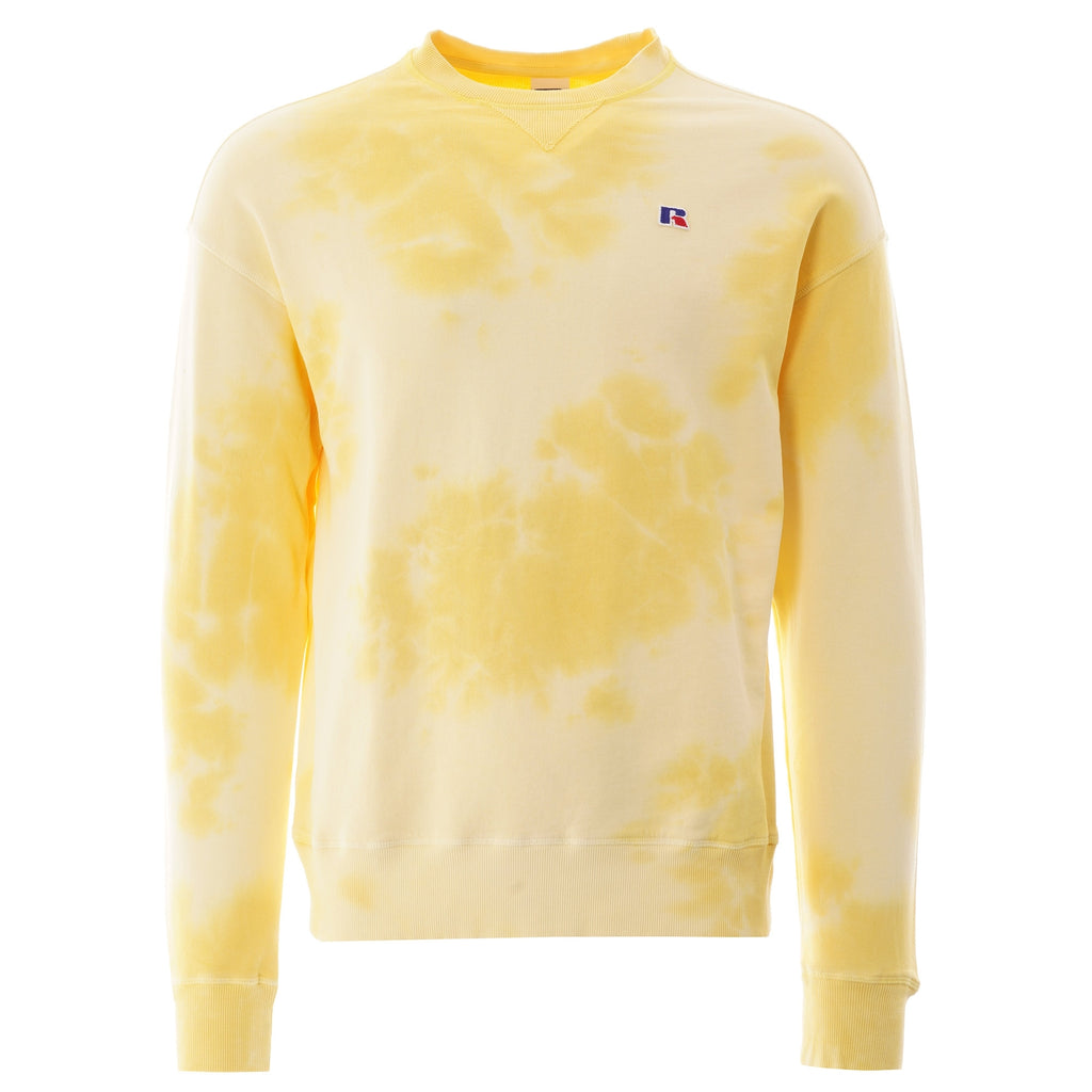 Russell Athletic Tie Dye French Terry Sweatshirt - Gold