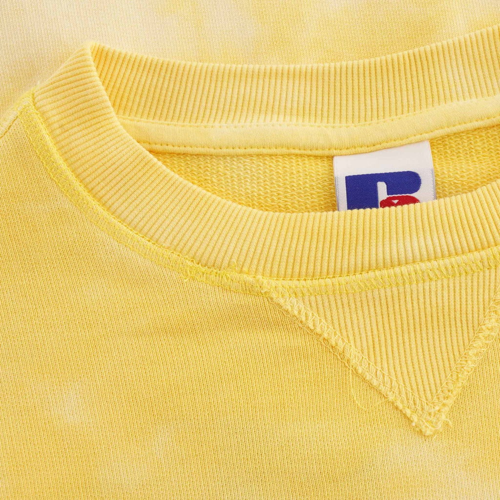 Russell Athletic Tie Dye French Terry Sweatshirt - Gold