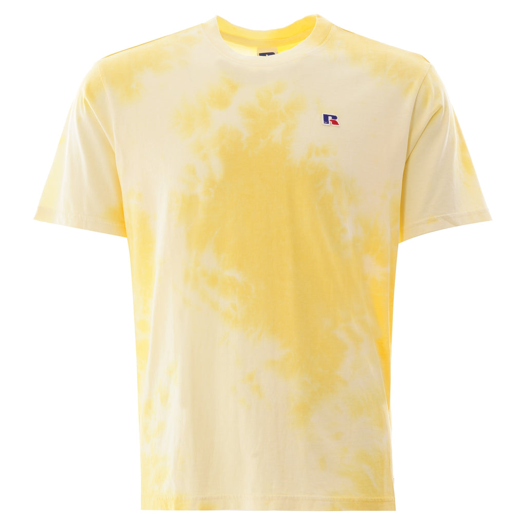 Russell Athletic Tie Dye T-Shirt - Gold