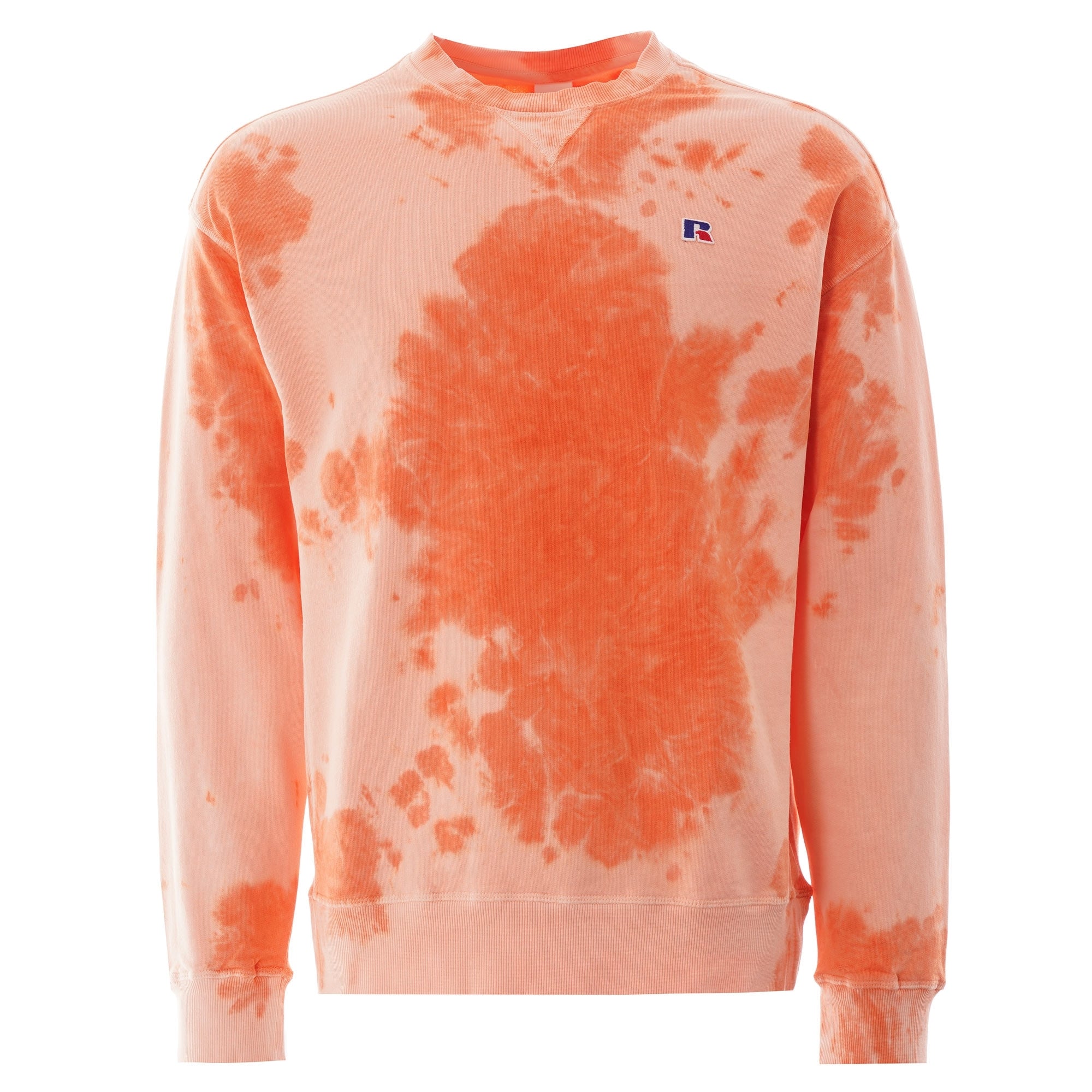 Russell Athletic Tie Dye French Terry Sweatshirt - Orange