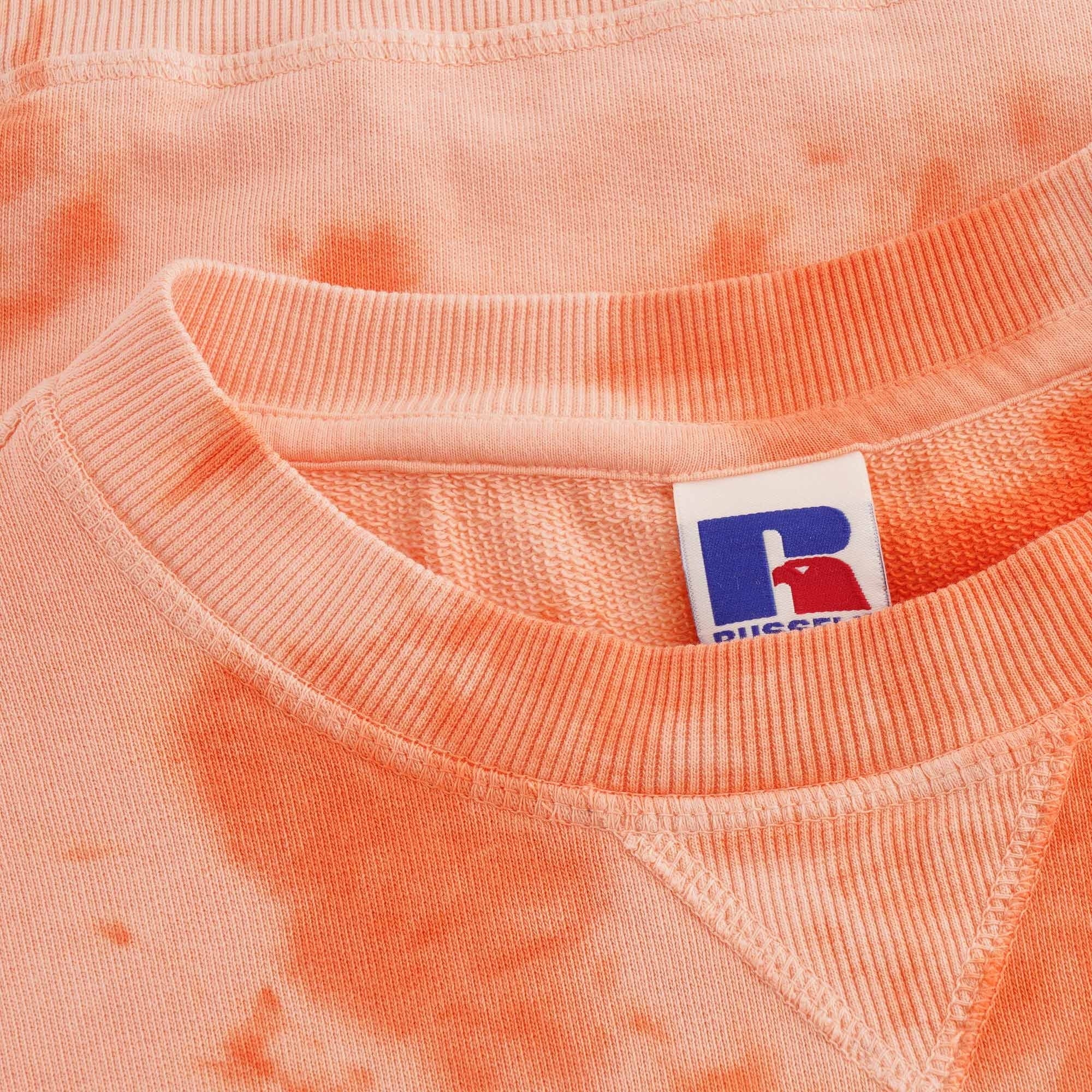 Russell Athletic Tie Dye French Terry Sweatshirt - Orange