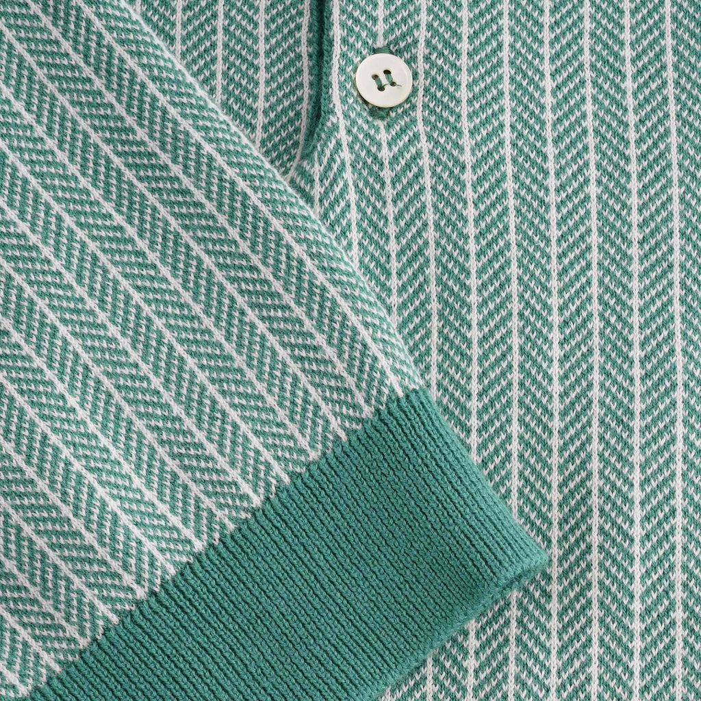 Far Afield Blakey Short Sleeve Polo - Bottle Green