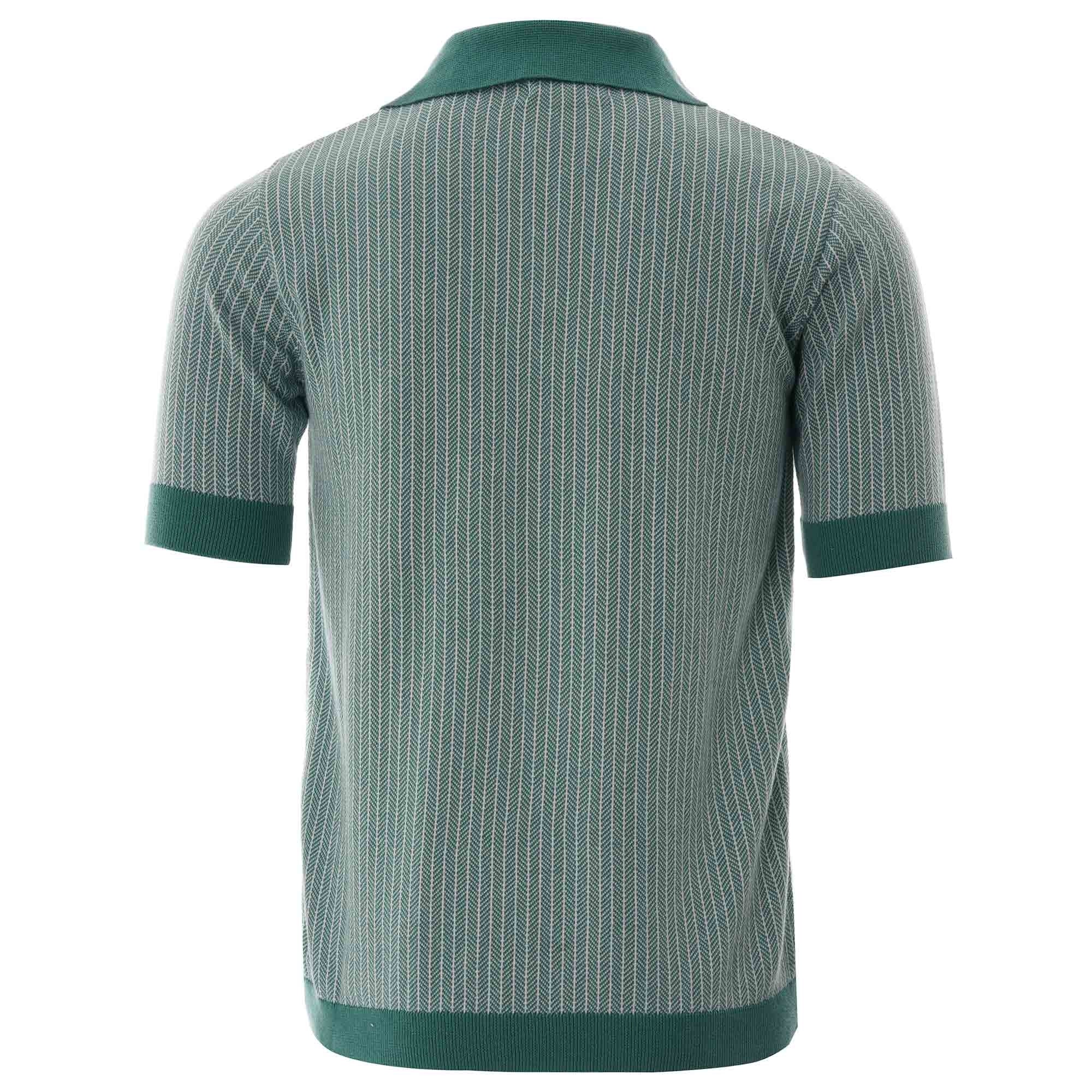 Far Afield Blakey Short Sleeve Polo - Bottle Green
