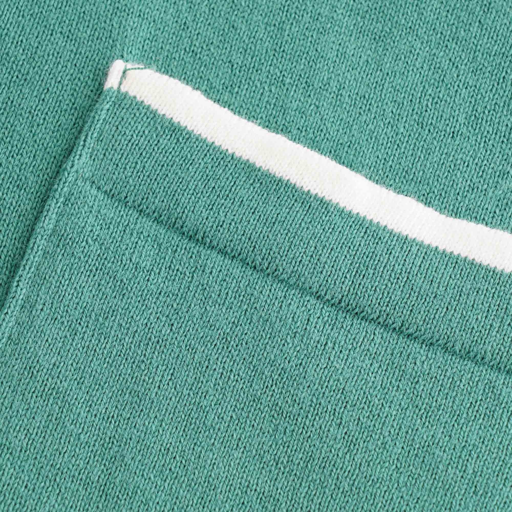 Far Afield Errol Short Sleeve Button Through Polo - Bottle Green