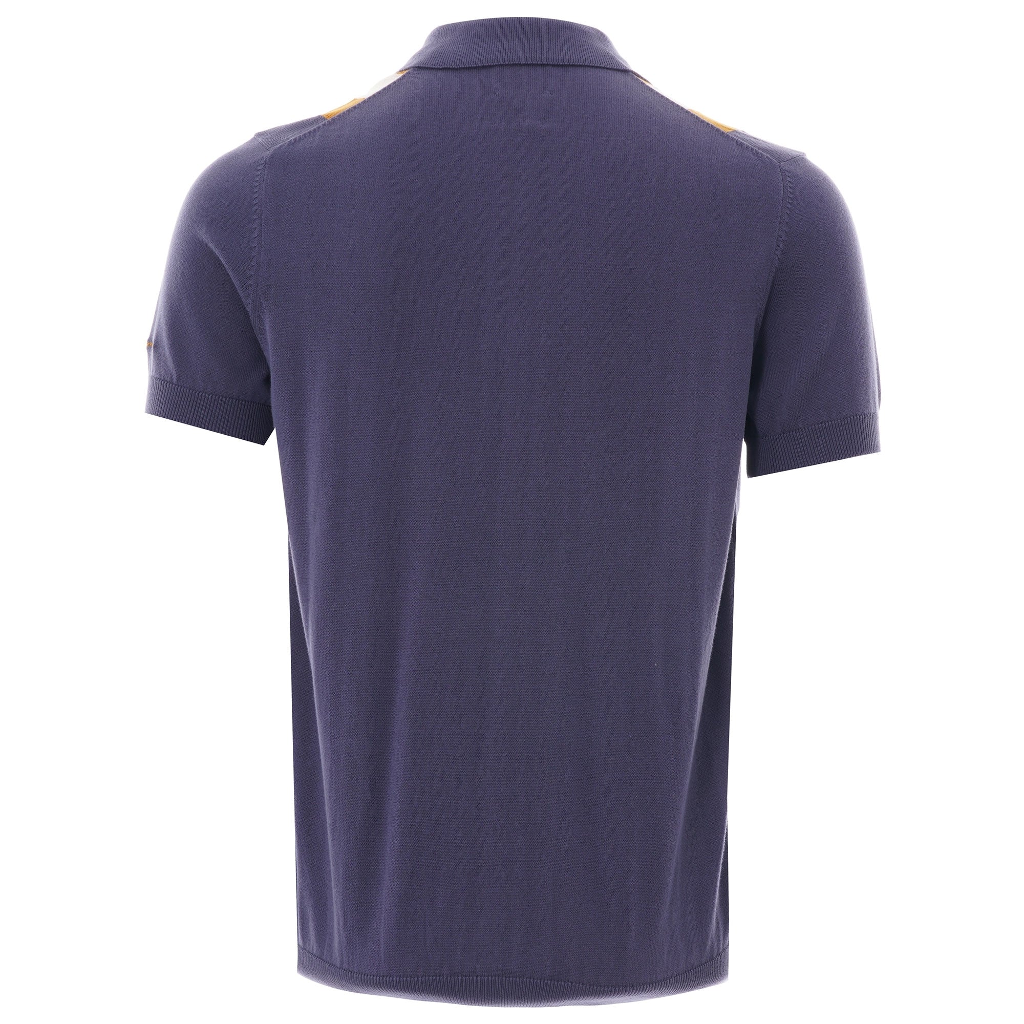 Ben Sherman Colour Block Knit Polo - Indigo
