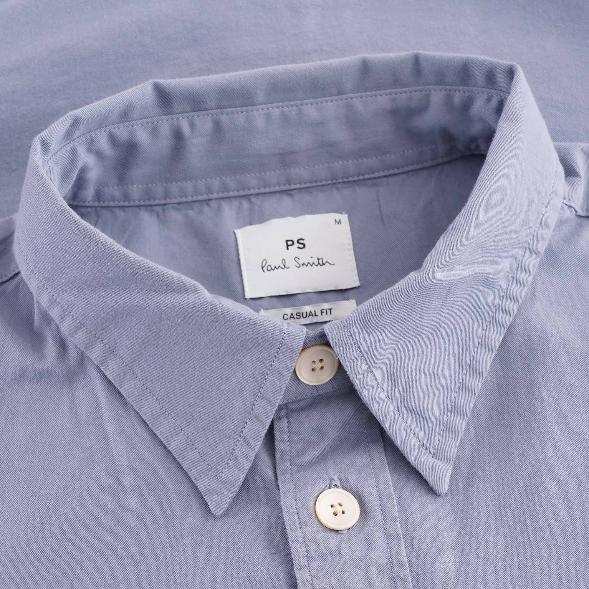 Paul Smith Garment Dyed Pocket Overshirt - Grey
