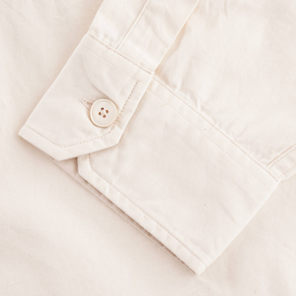 Paul Smith Garment Dyed Pocket Overshirt - Ivory