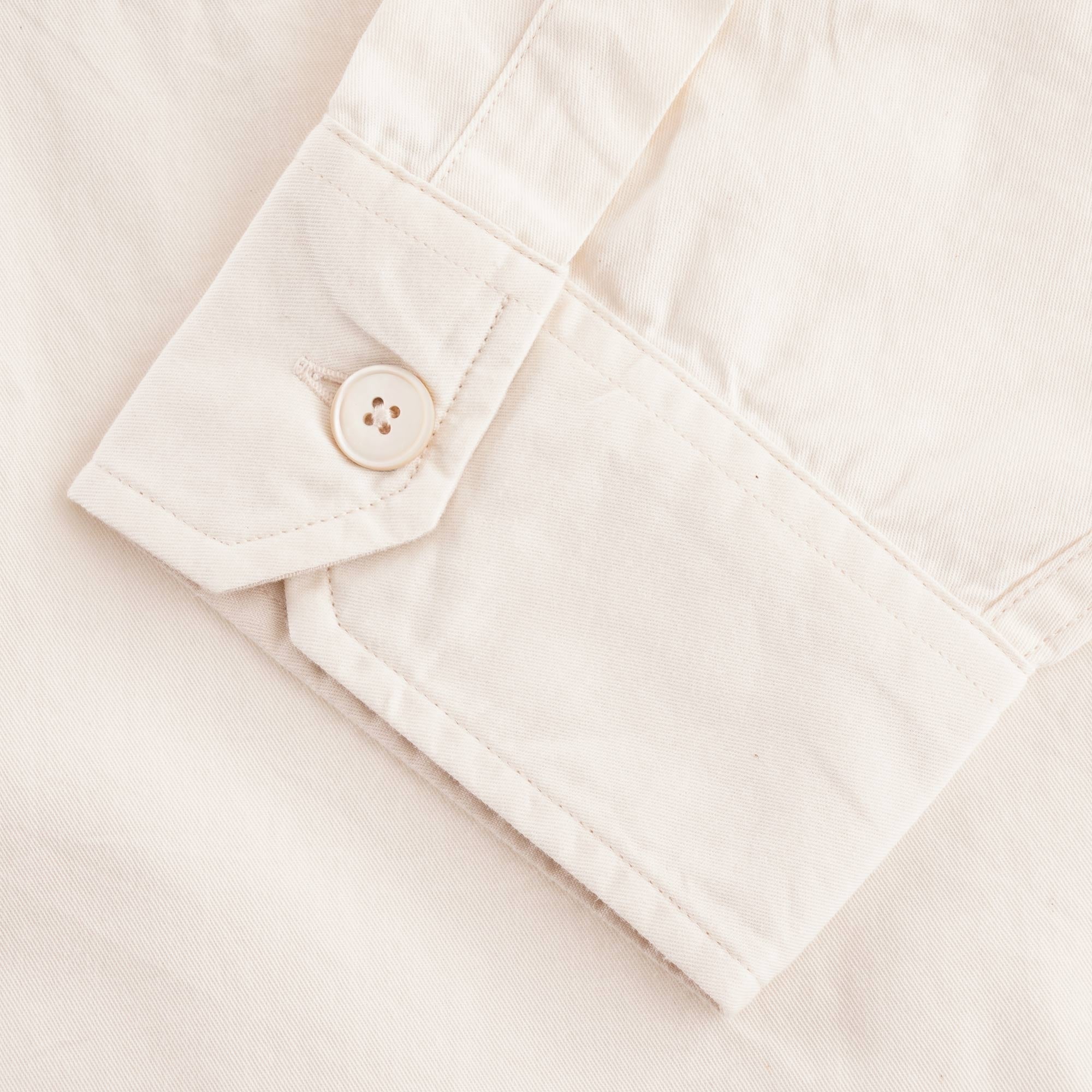 Paul Smith Garment Dyed Pocket Overshirt - Ivory