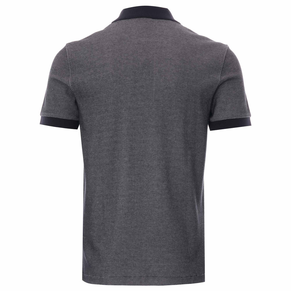 Boss Waffle Texture Parlay Polo Shirt - Dark Blue