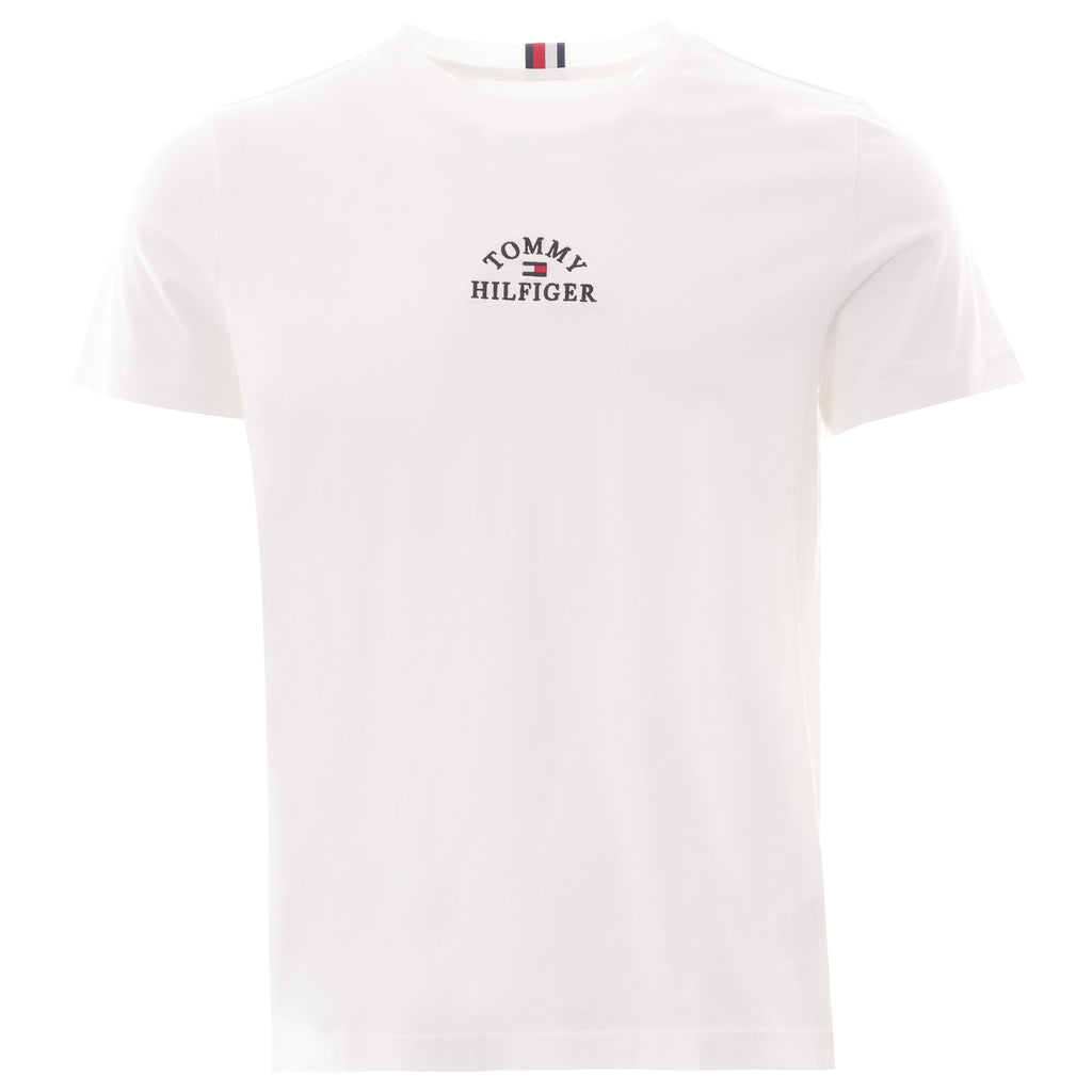 Tommy Hilfiger Organic Cotton Logo T-Shirt - White