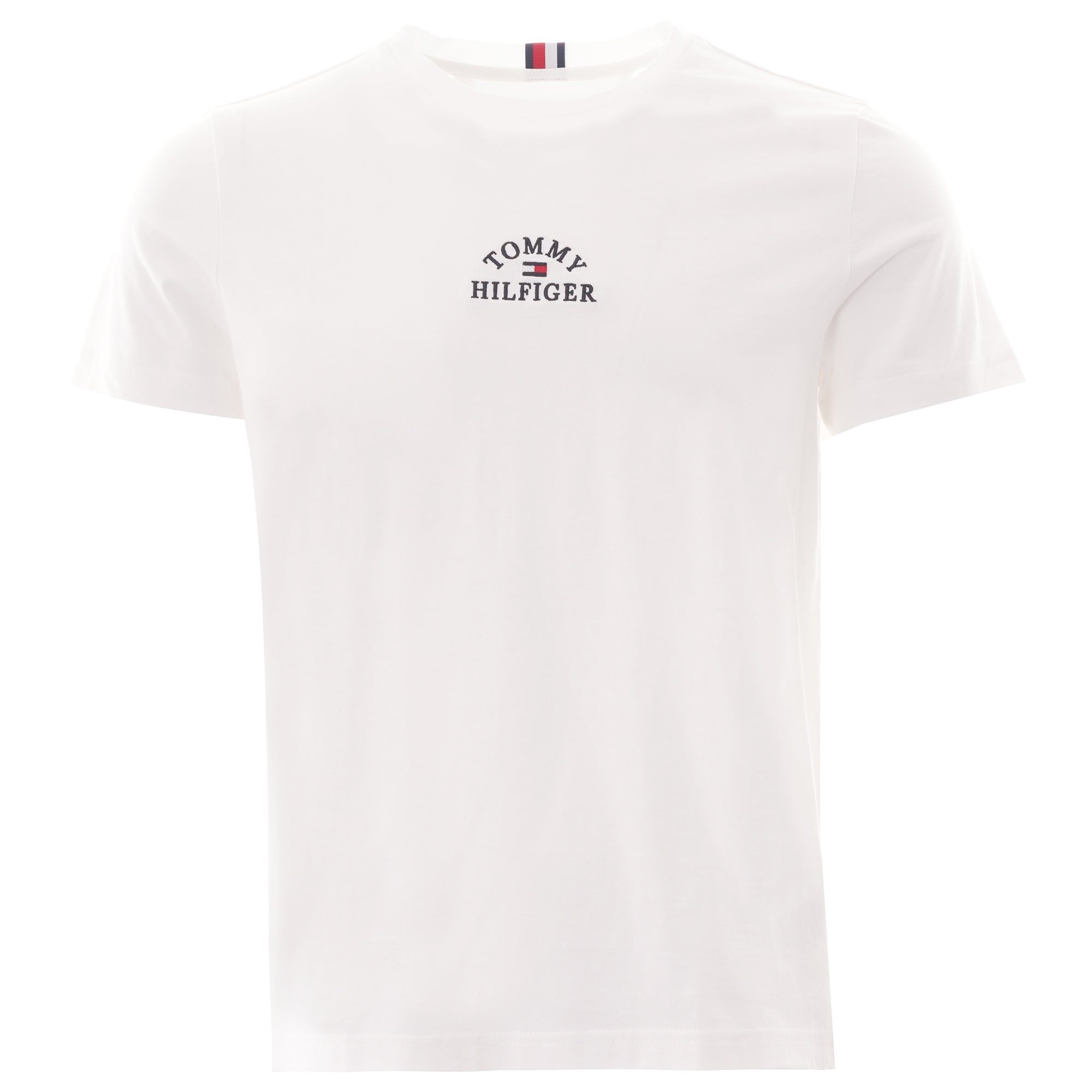 Tommy Hilfiger Organic Cotton Logo T-Shirt - White