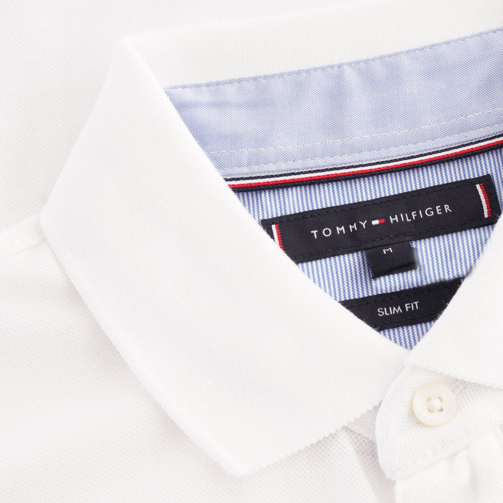 Tommy Hilfiger Signature Chest Pocket Polo - White