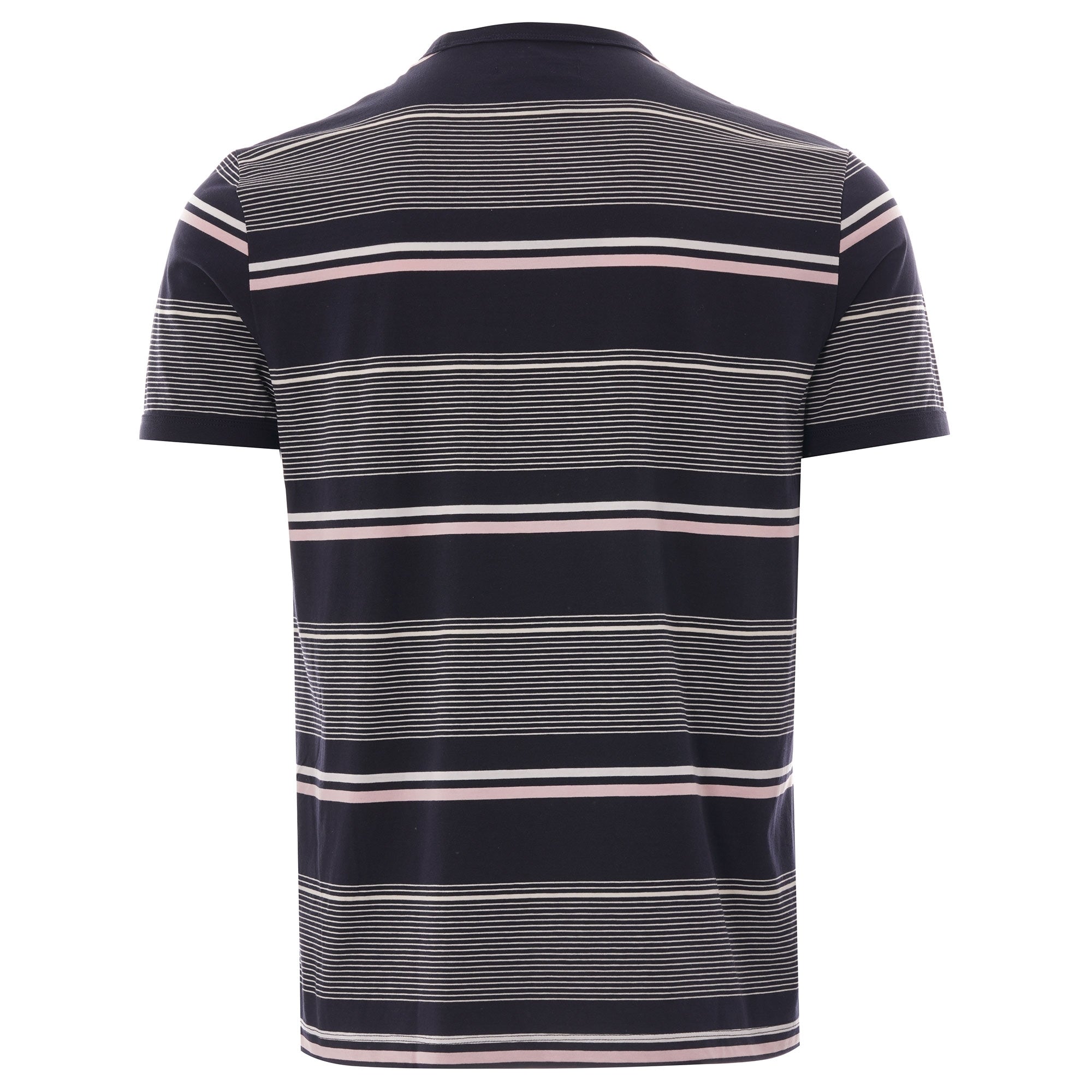 Fred Perry Authentic Multi Stripe Tee - Navy