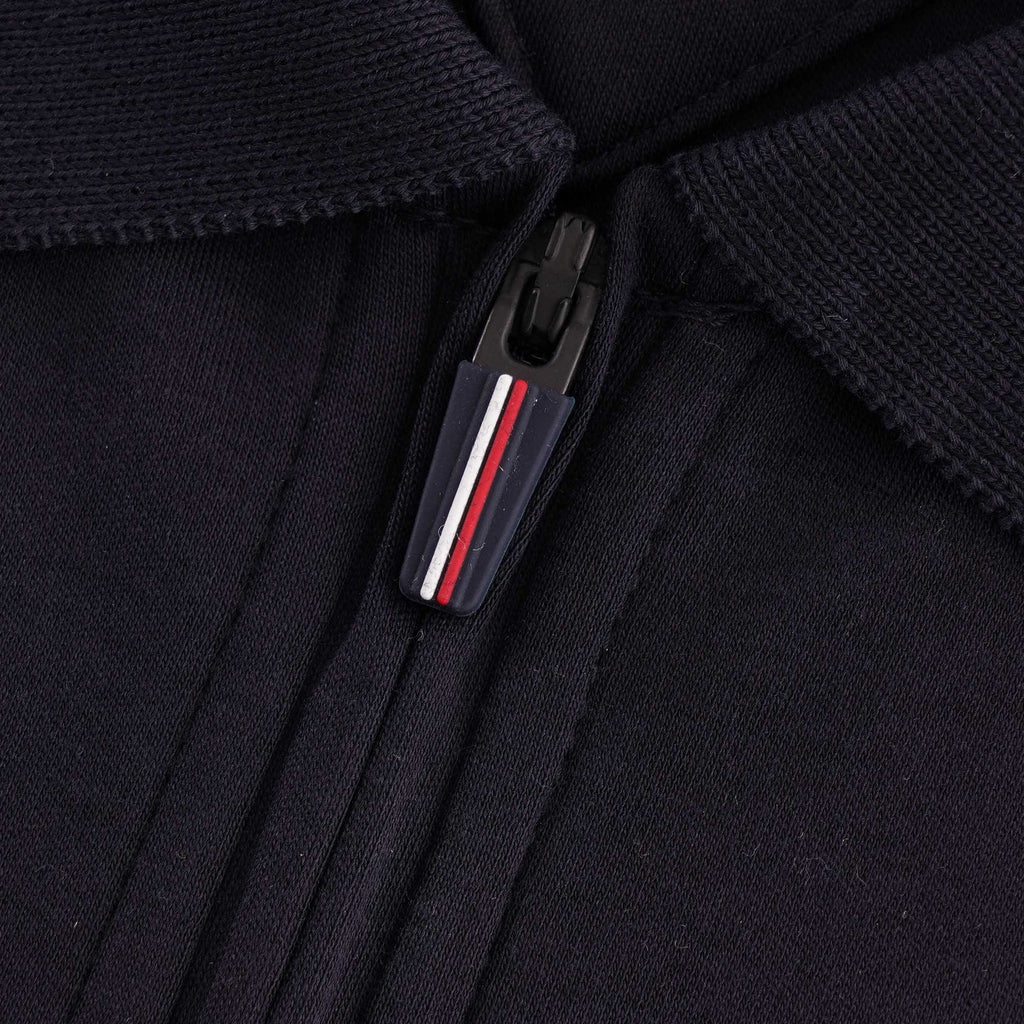 Tommy Hilfiger Half Zip Slim Fit Polo - Desert Sky