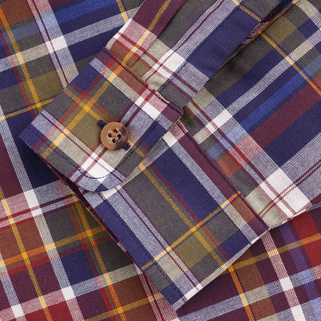 Fred Perry Tartan Shirt - Navy