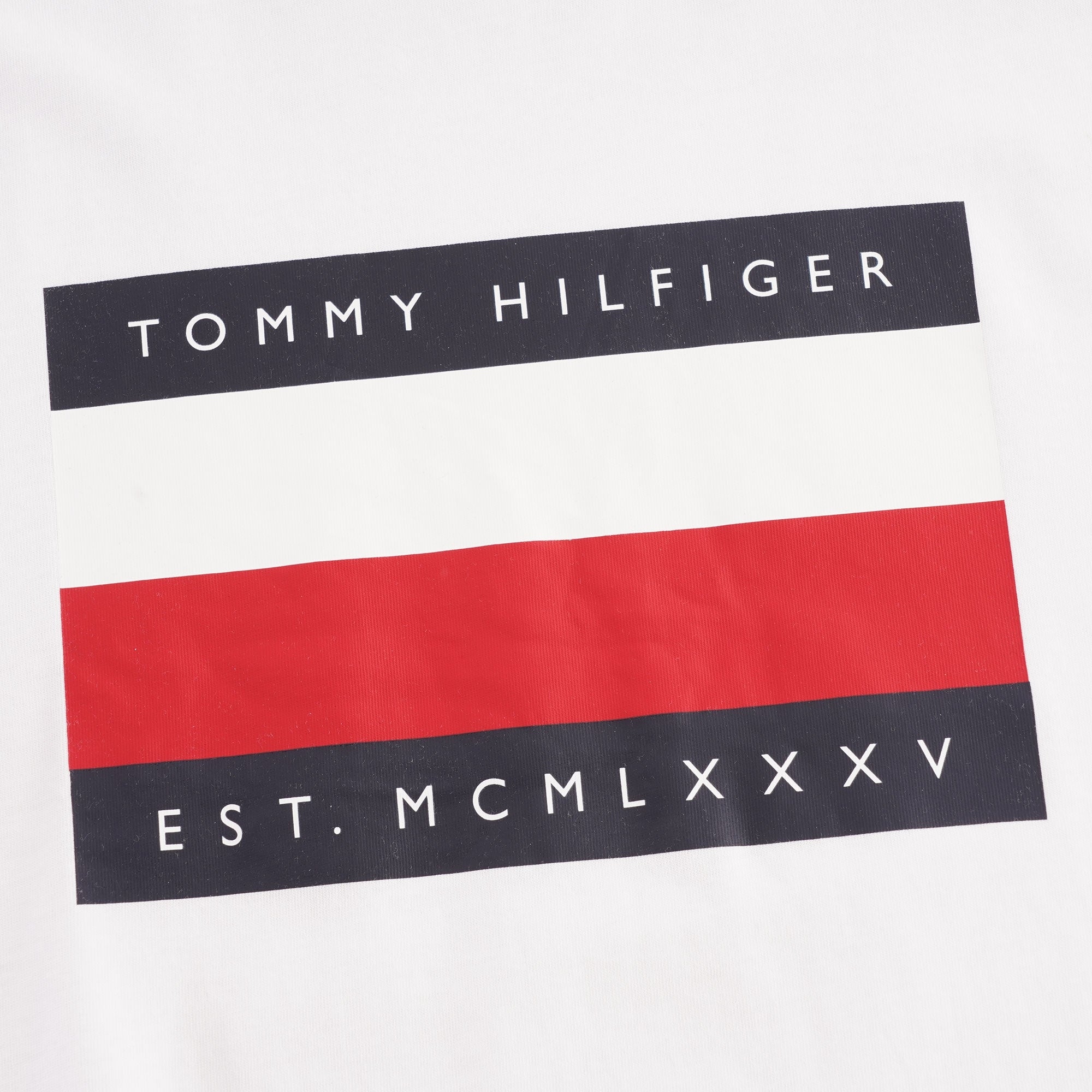 Tommy Hilfiger Logo T Shirt - White