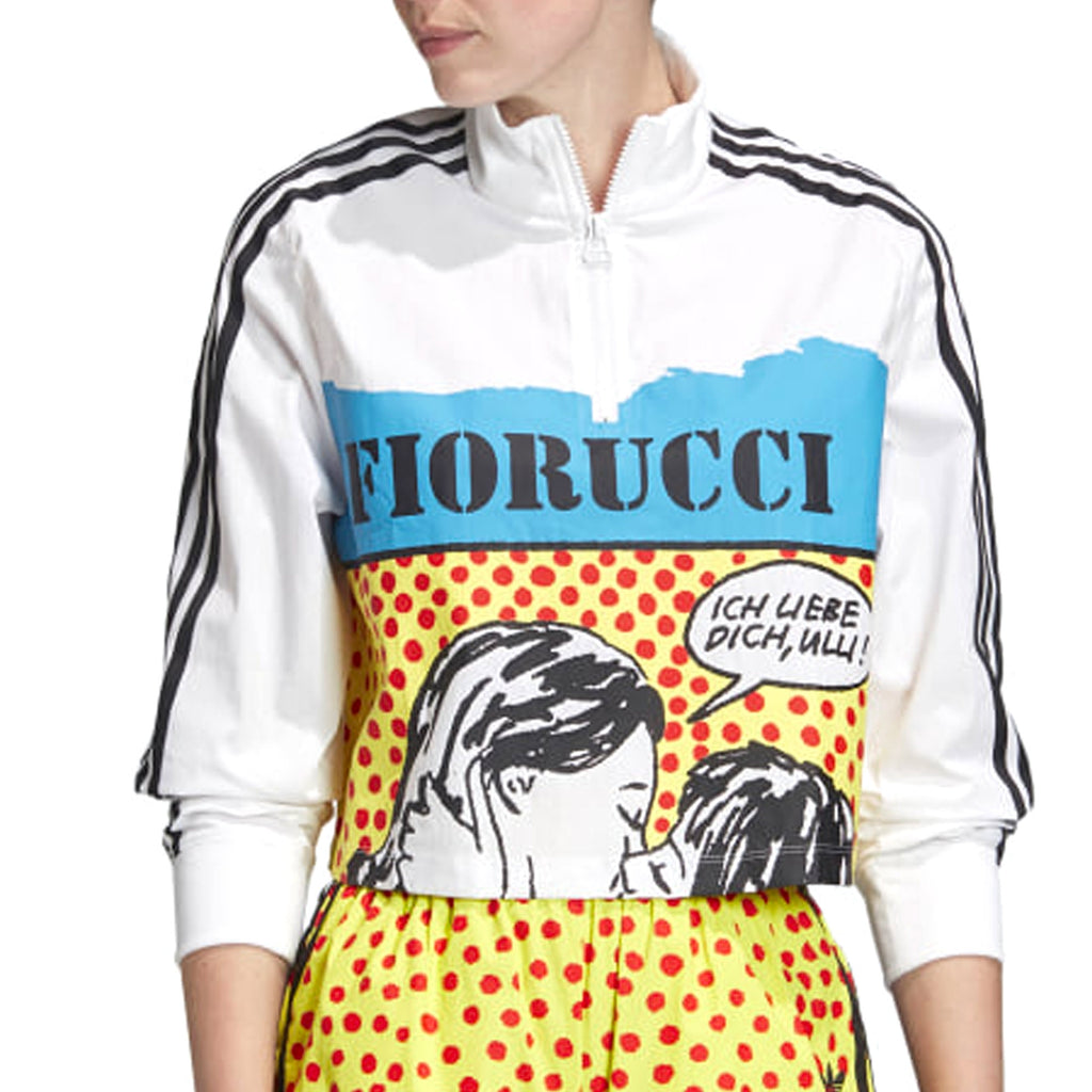 Adidas Originals Womens Graphic Long Sleeve T-Shirt - White