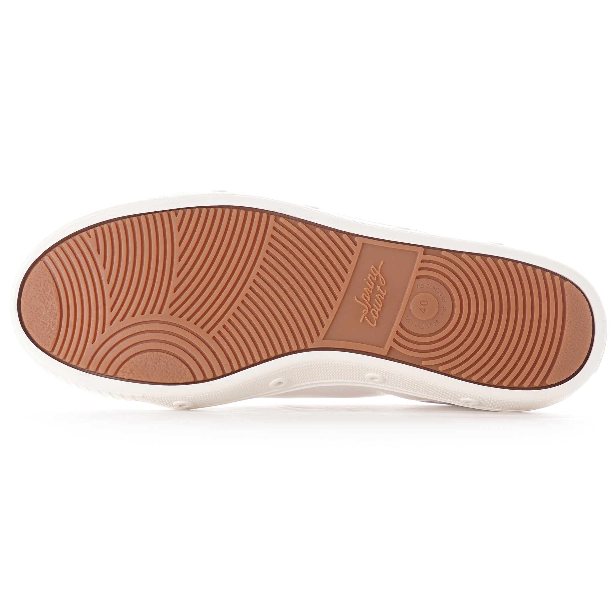 Spring Court G2 Goatskin Leather - White