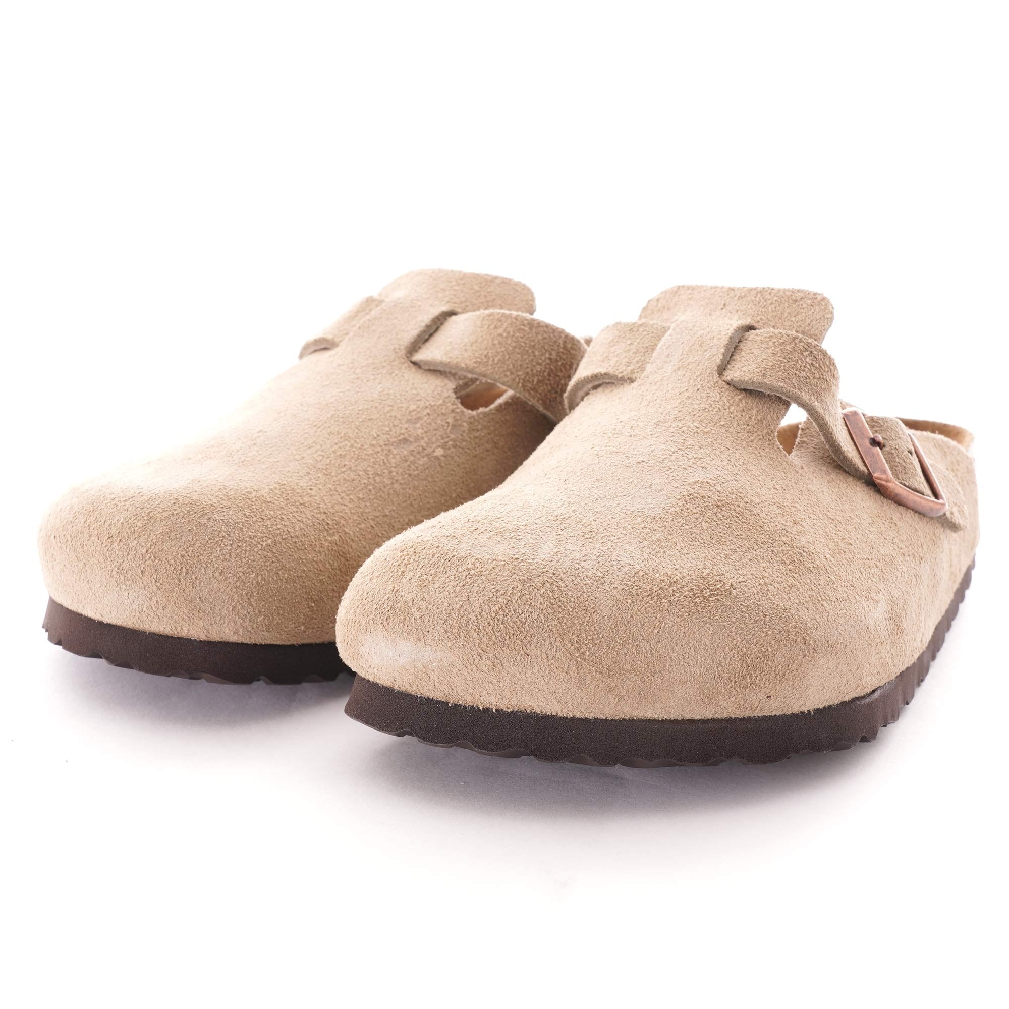 Birkenstock Boston Suede Leather - Taupe