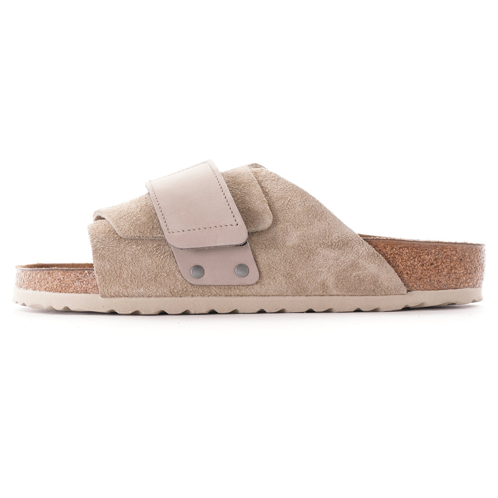 Birkenstock Kyoto Nubuck Suede Leather - Taupe