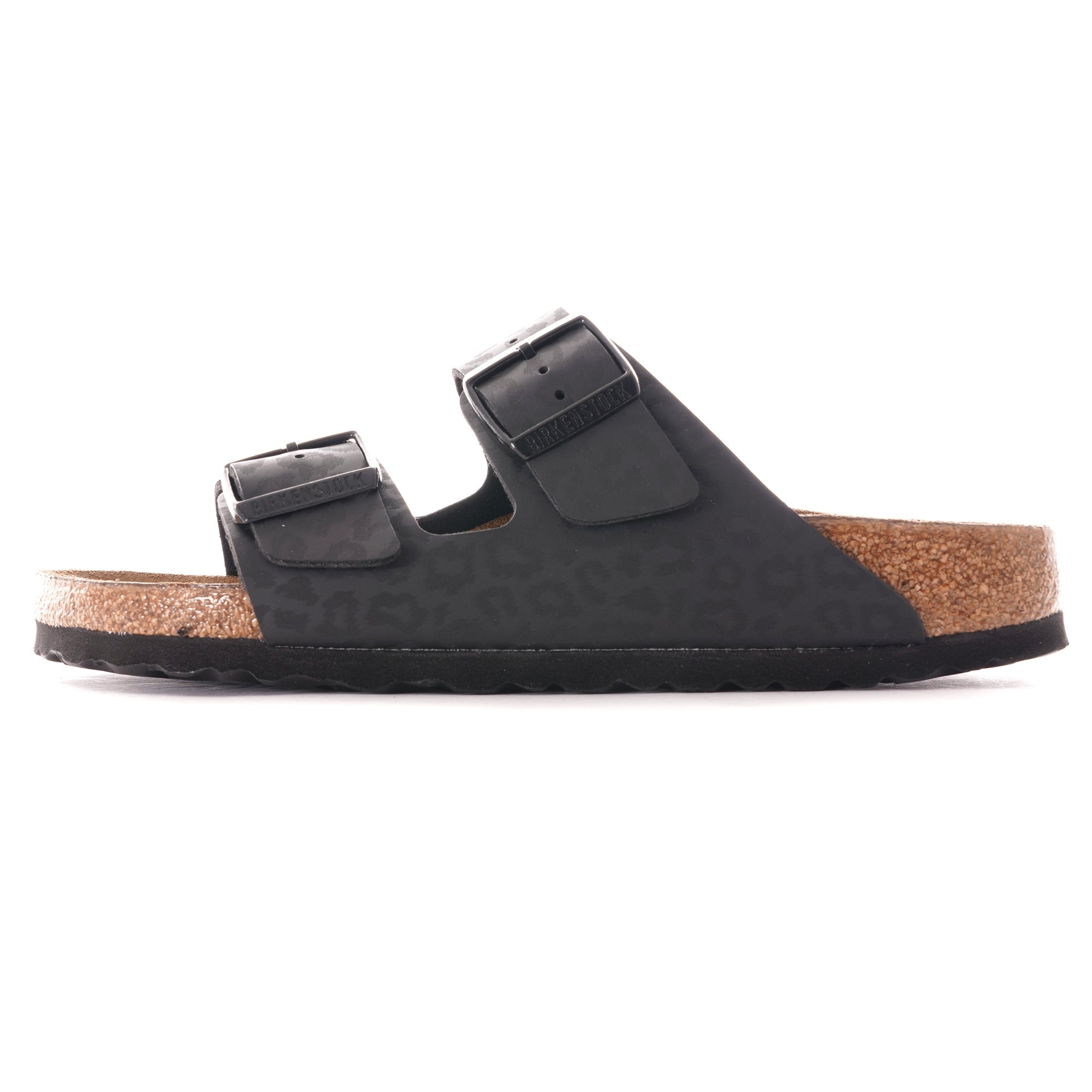 Birkenstock Womens Birko-Flor - Leopard Black