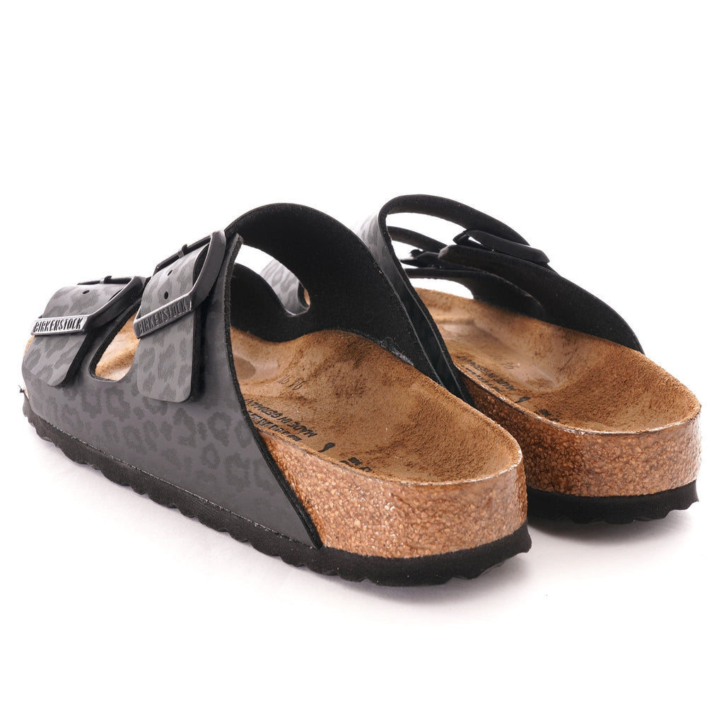 Birkenstock Womens Birko-Flor - Leopard Black