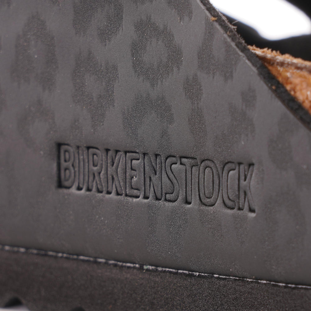 Birkenstock Womens Birko-Flor - Leopard Black