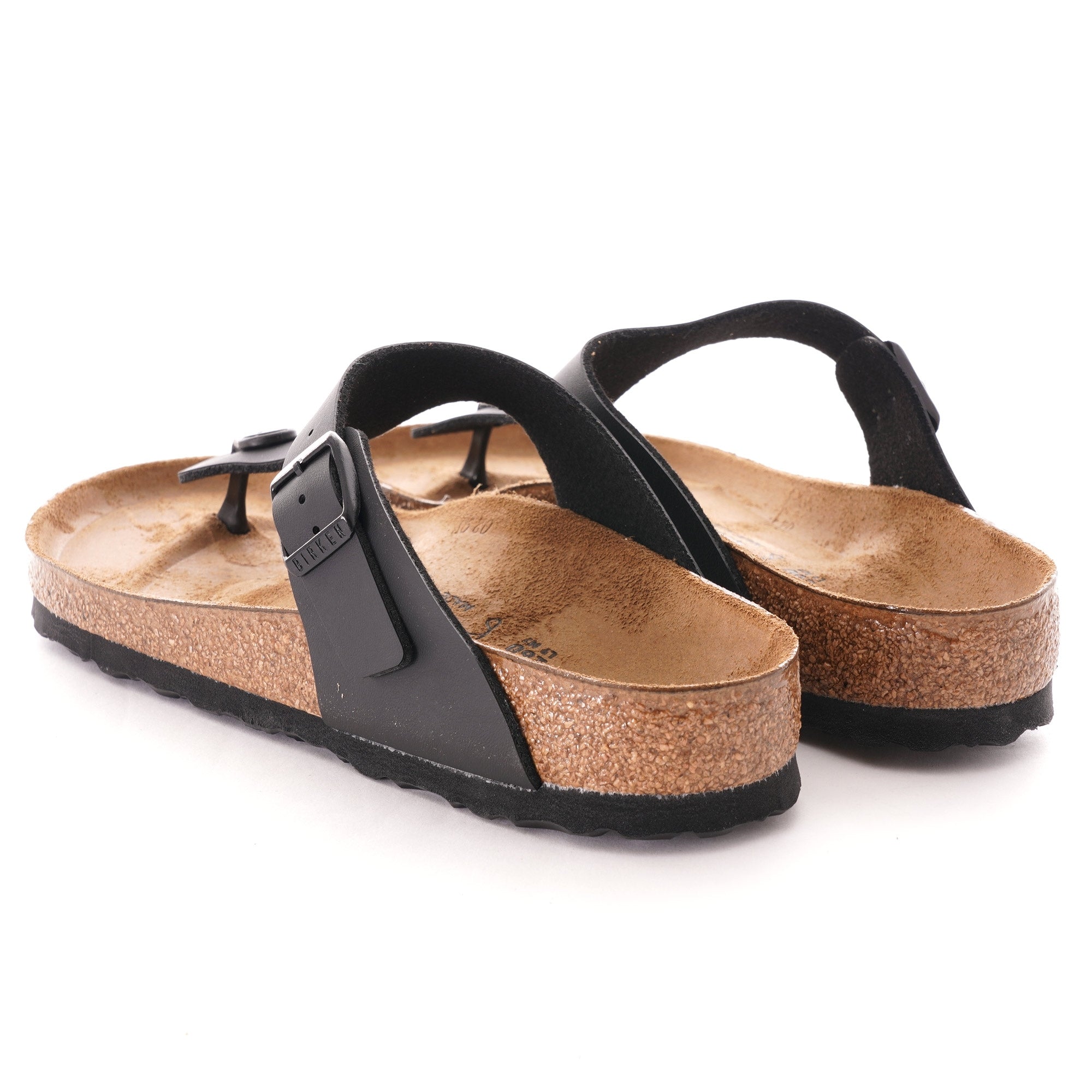 Birkenstock Womens Gizeh Birko-Flor - Black