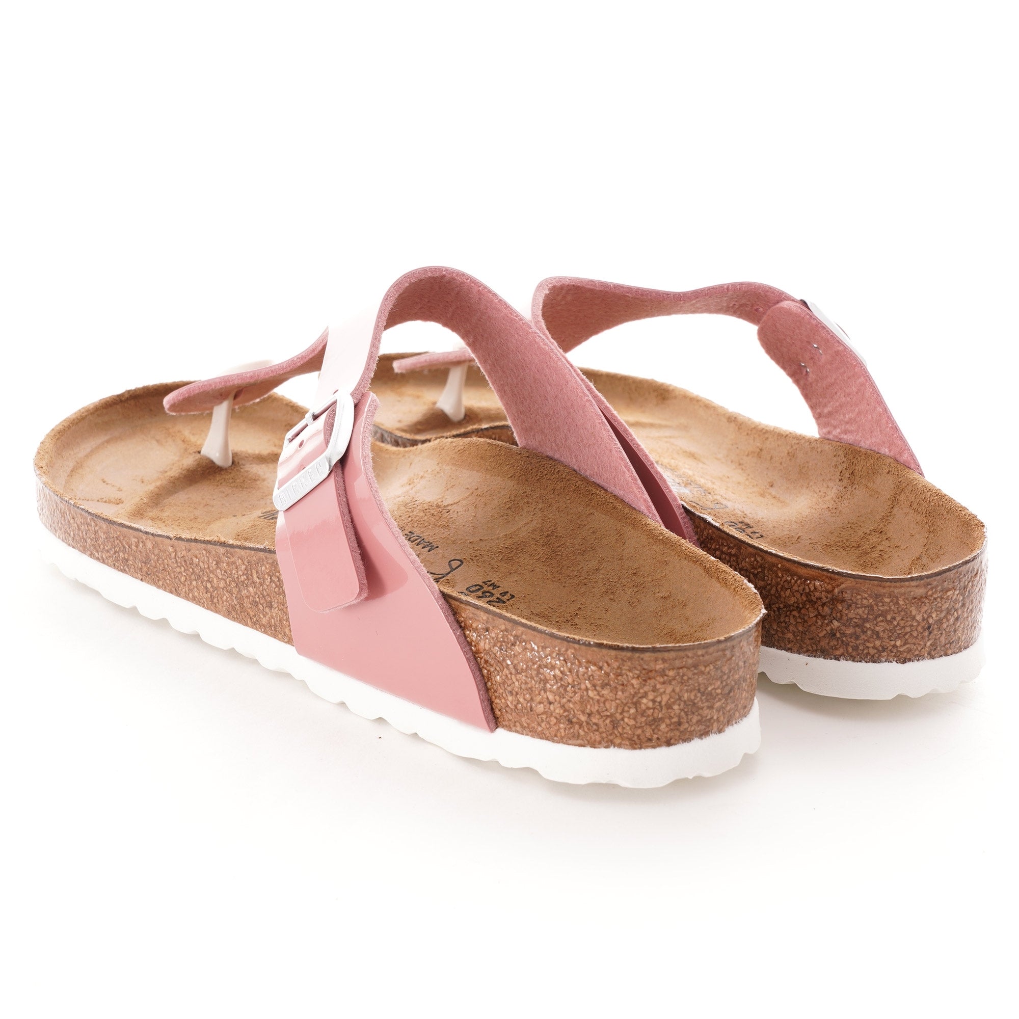Birkenstock Womens Gizeh Nubuck Leather - Old Rose