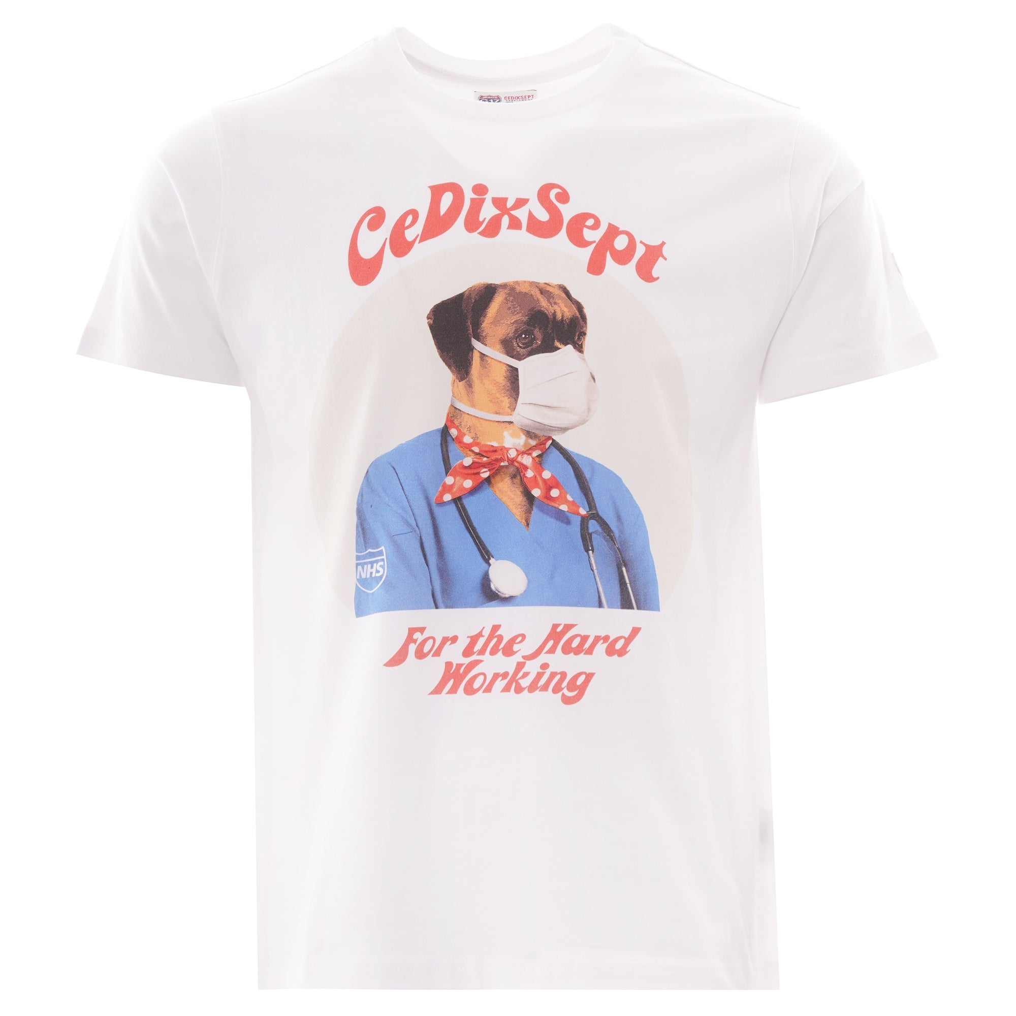 C17 Jeans NHS Tribute T-Shirt - White
