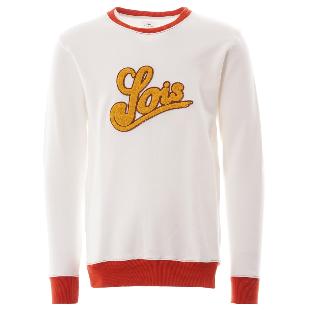 Lois Jeans Lois Felpa Sweat - Ecru