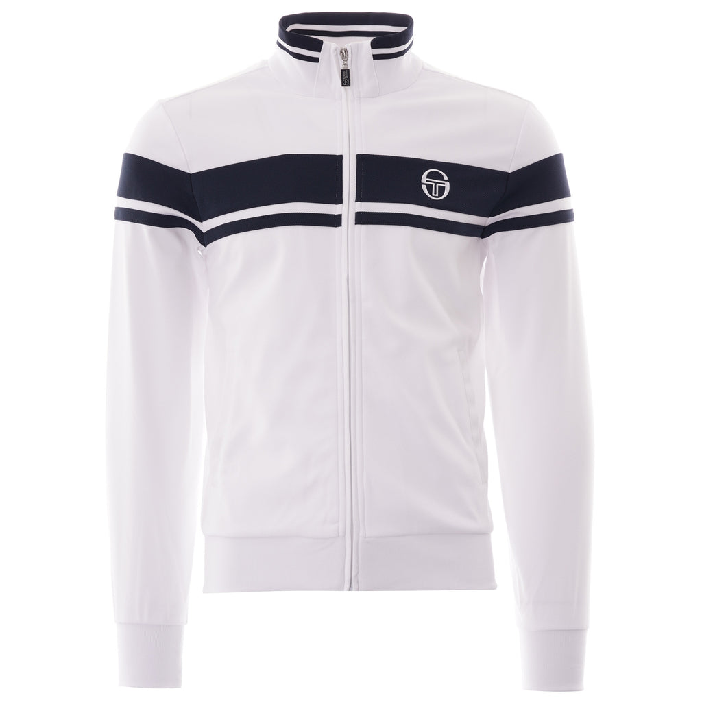 Damarindo Track Top - White & Navy