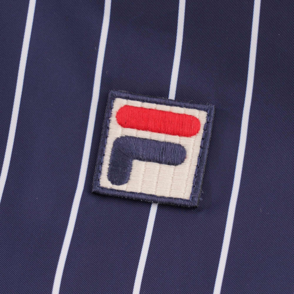 Fila Vintage Lakeland Stripe Bomber Jacket - Peacoat