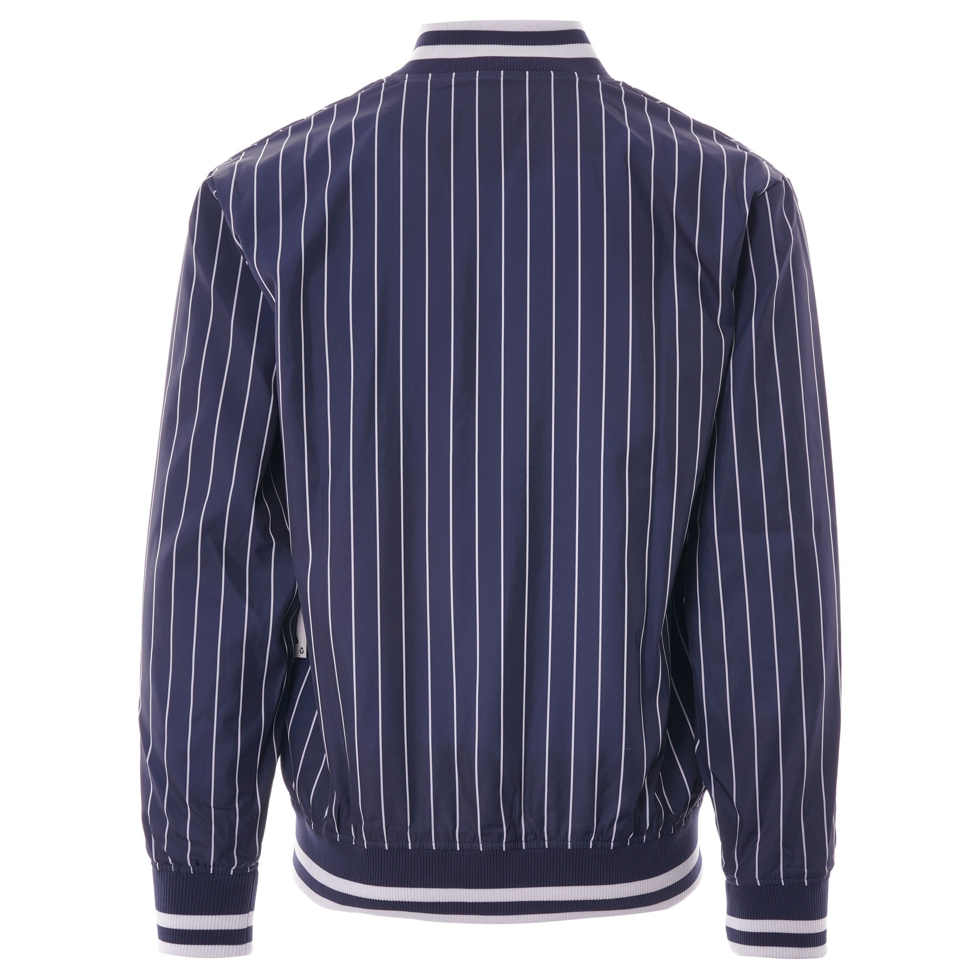 Fila Vintage Lakeland Stripe Bomber Jacket - Peacoat