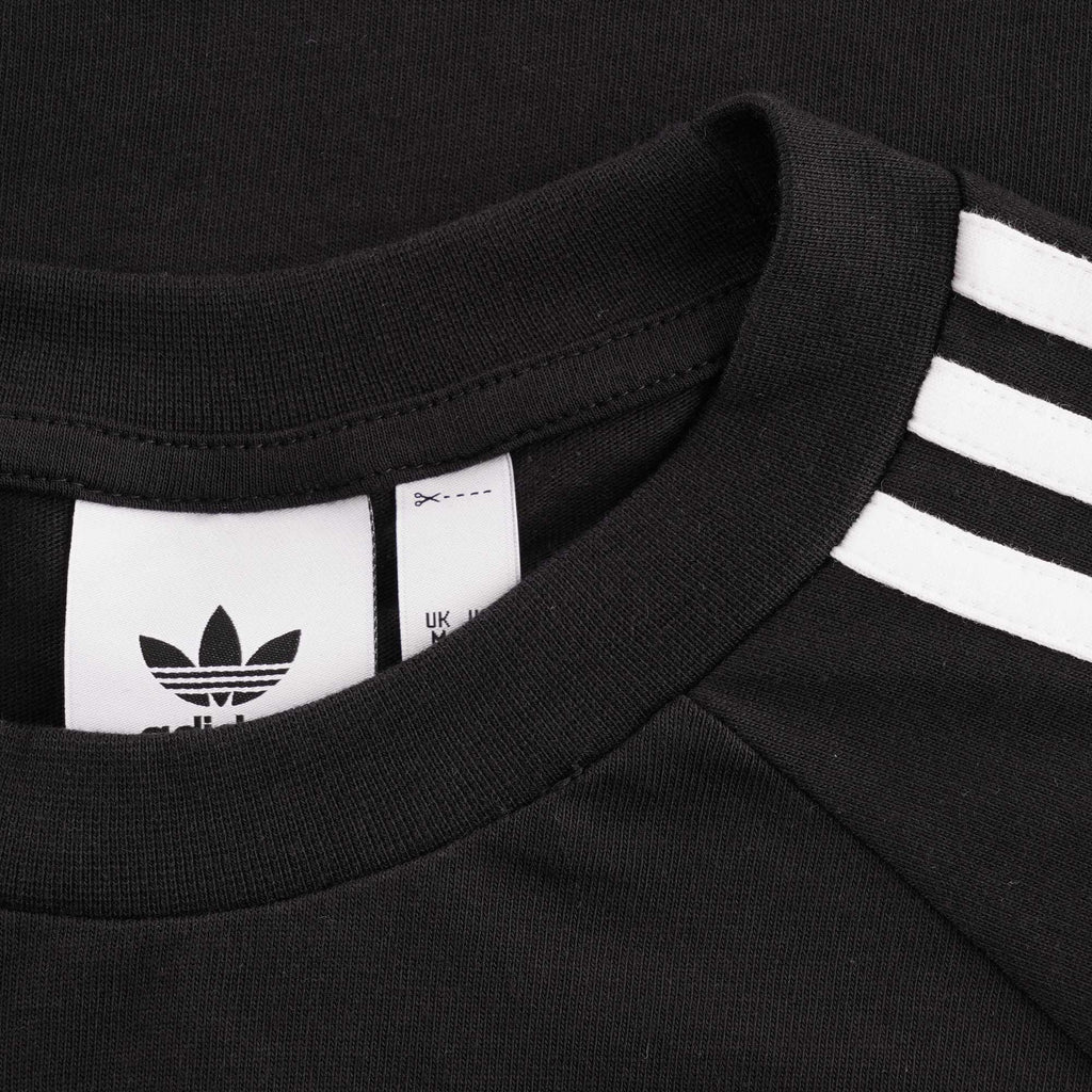 Adidas Originals 3-Stripes Long Sleeve Top - Black