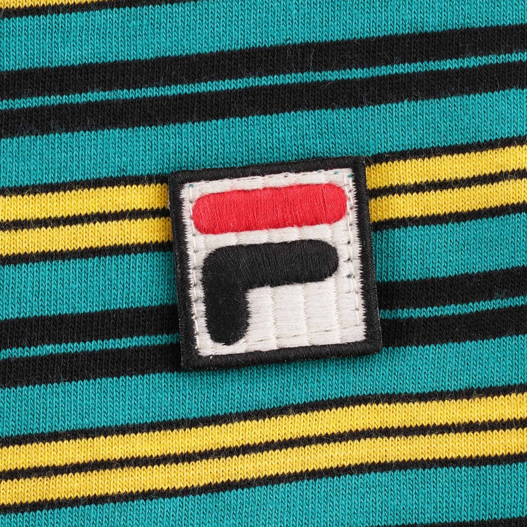 Fila Vintage Fila hugh yarn stripe t-shirt - Parasailing