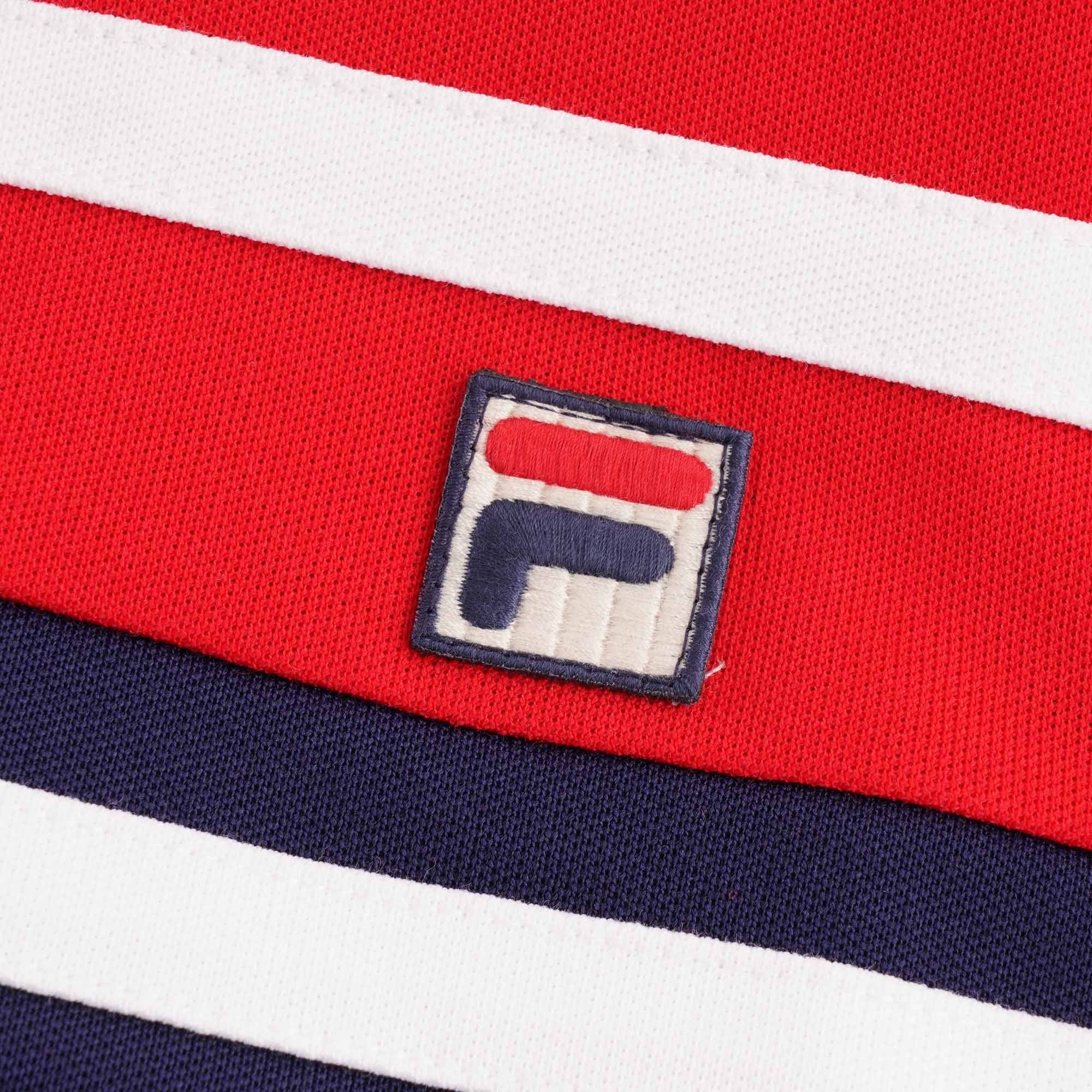 Fila Vintage NASO Chest Stripe Track Jacket - Peacoat