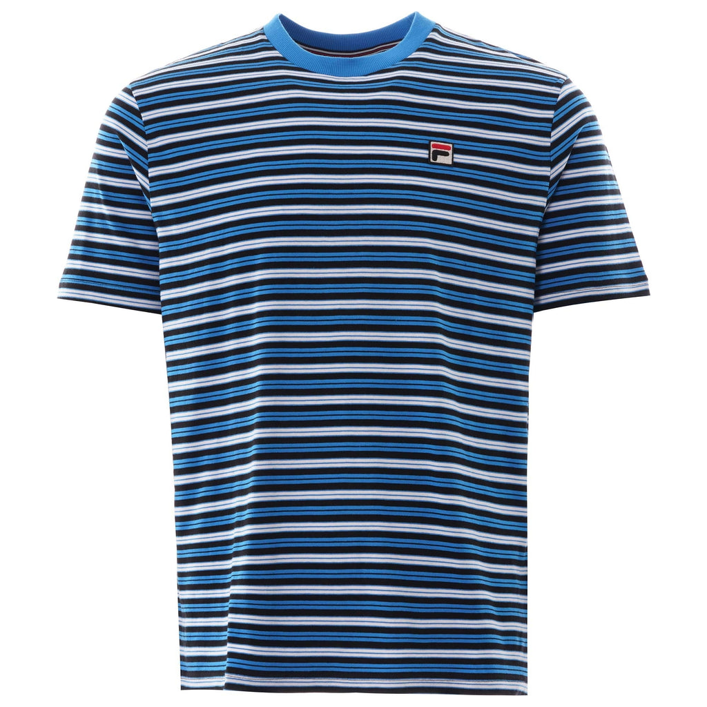 Fila Vintage Hugh Yarn Stripe T-Shirt - Black