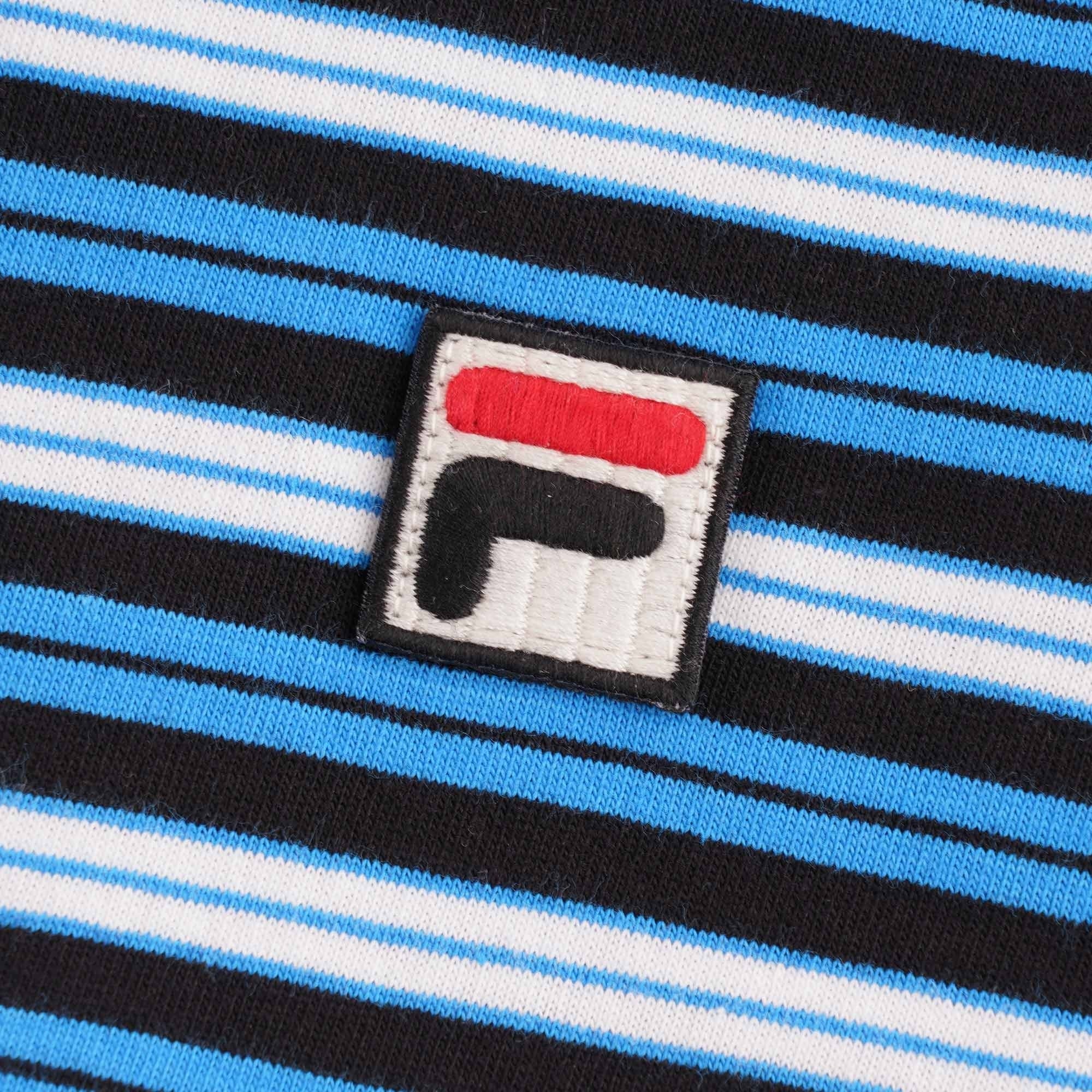 Fila Vintage Hugh Yarn Stripe T-Shirt - Black